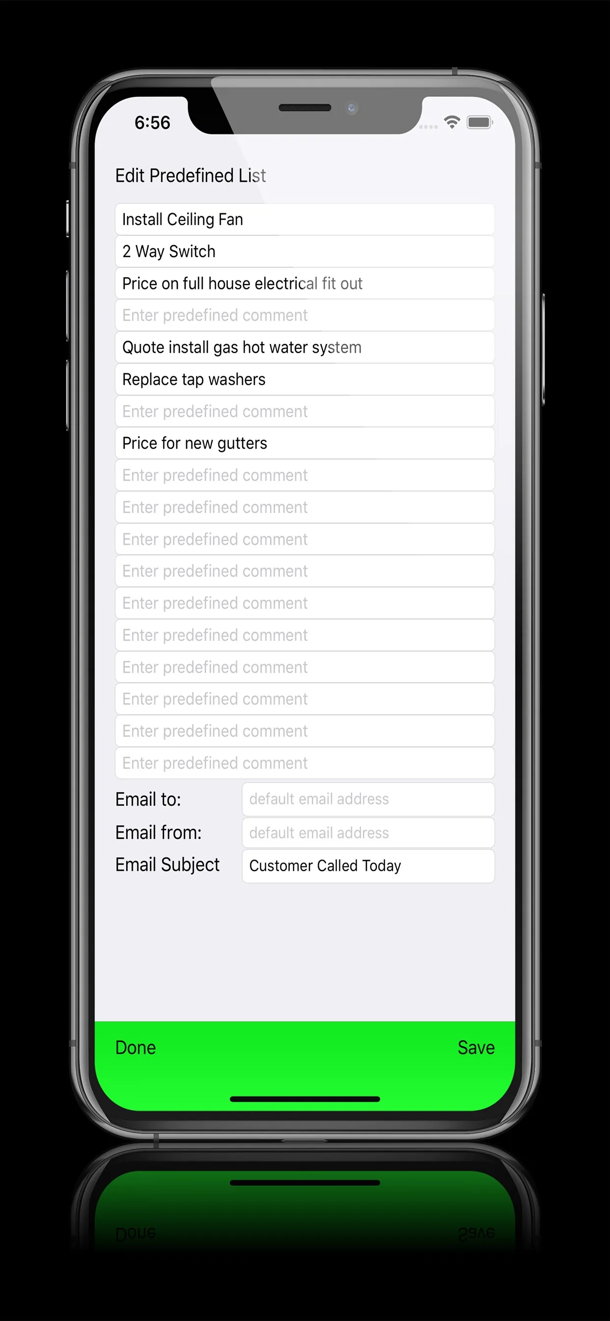 Customer Follow Up iphone screenshot 4