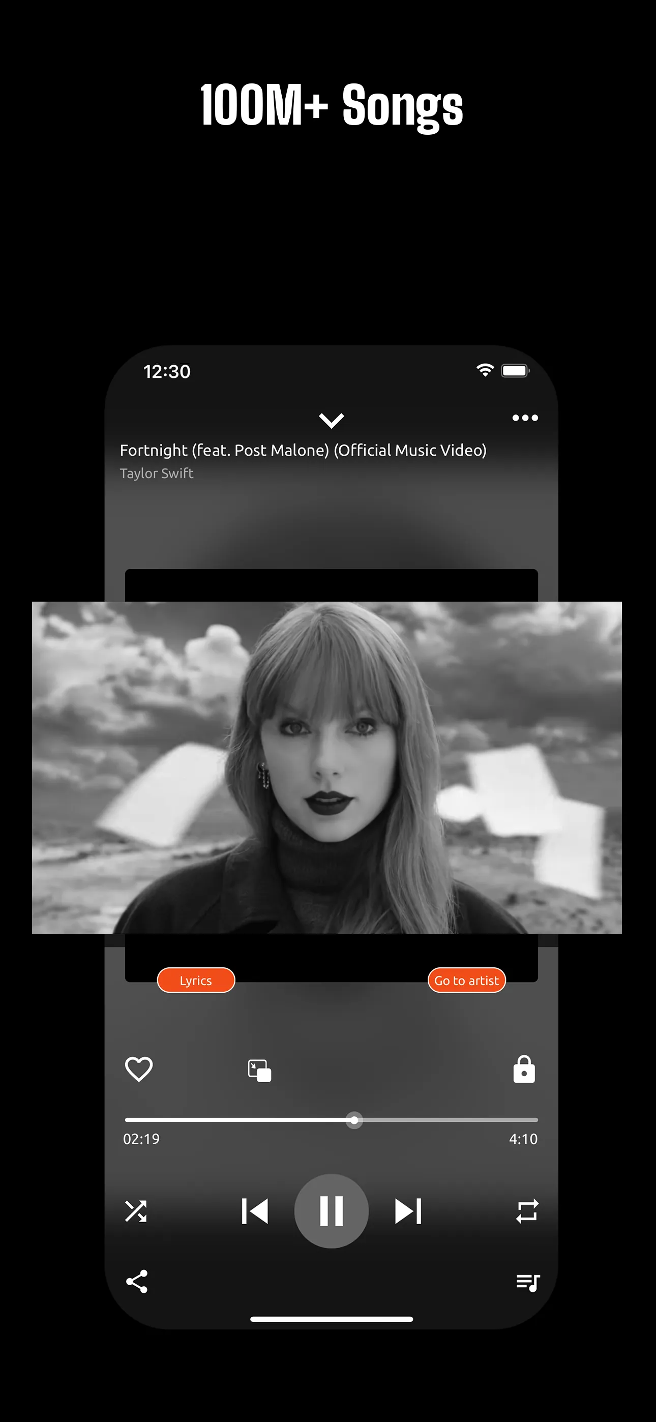 Music : Simple Music Streaming iphone screenshot 1