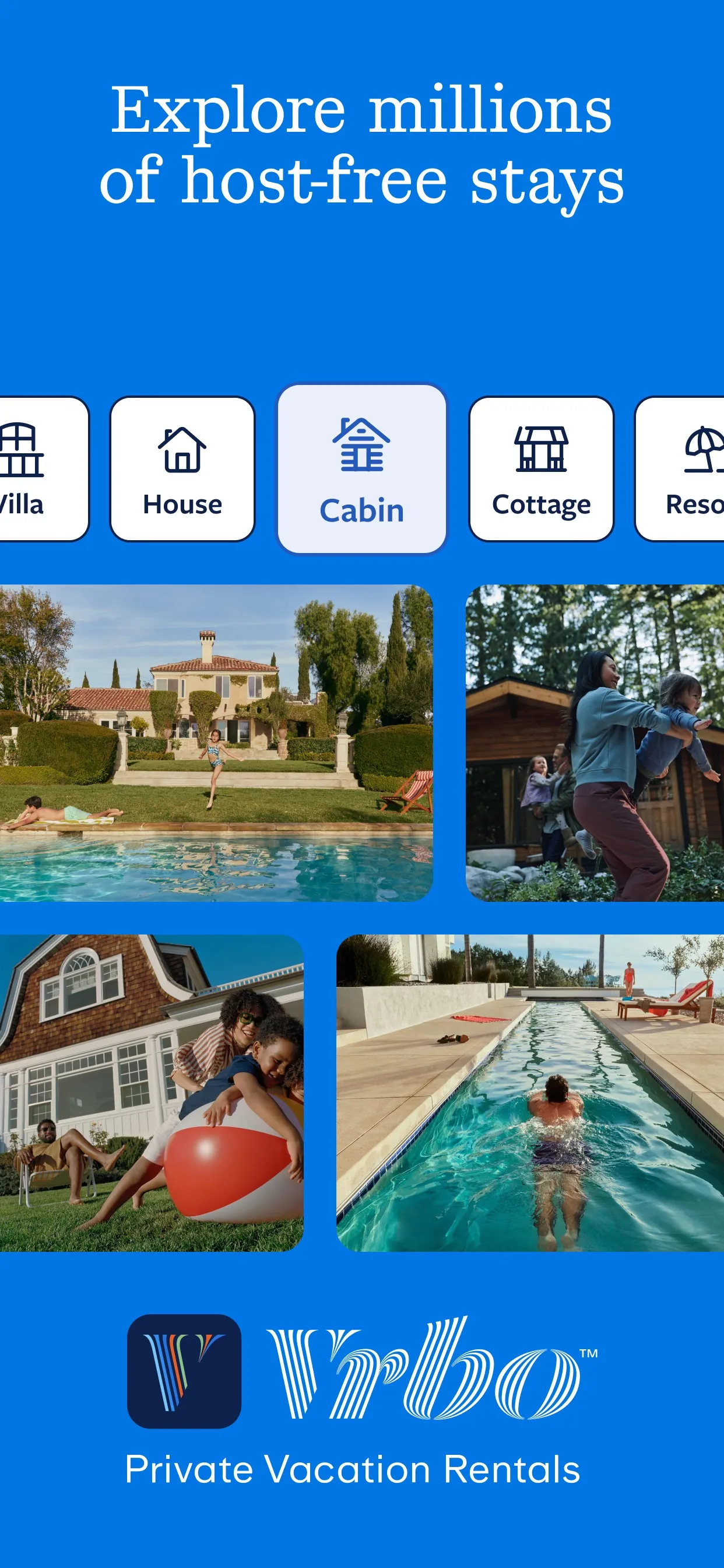 Vrbo Vacation Rentals iphone screenshot 1