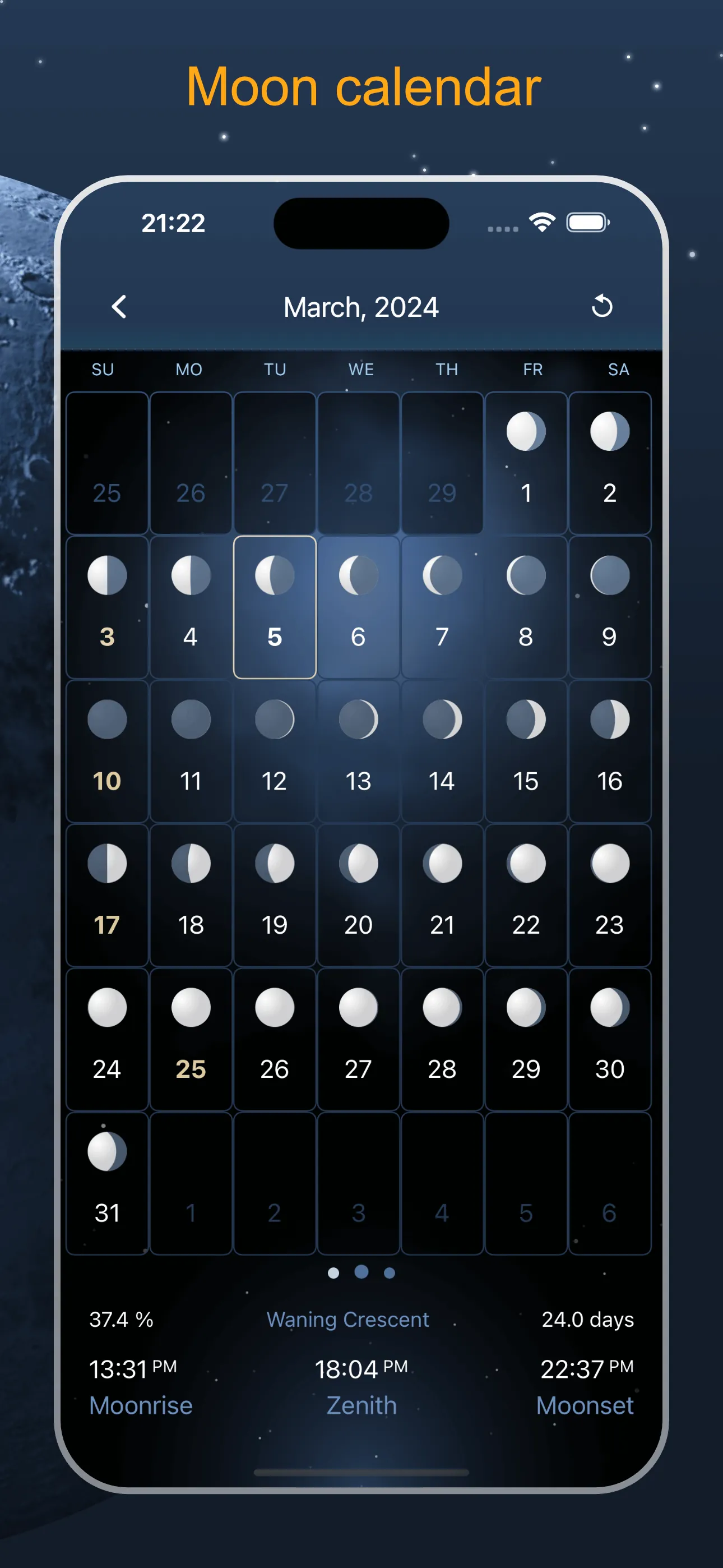 Deluxe Moon Pro • App & Widget iphone screenshot 3