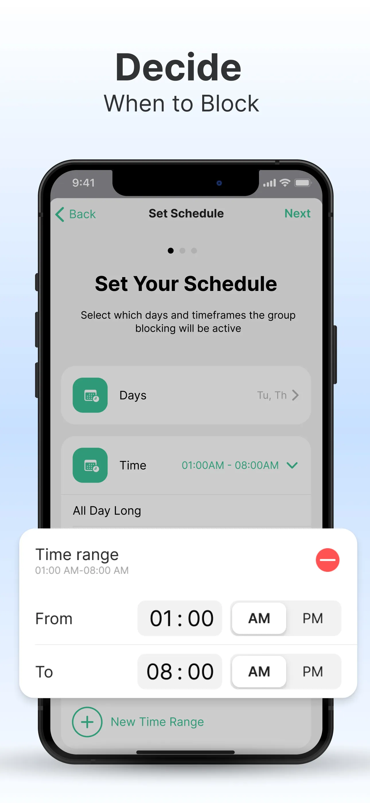 BlockSite: Block Apps & Focus iphone screenshot 4