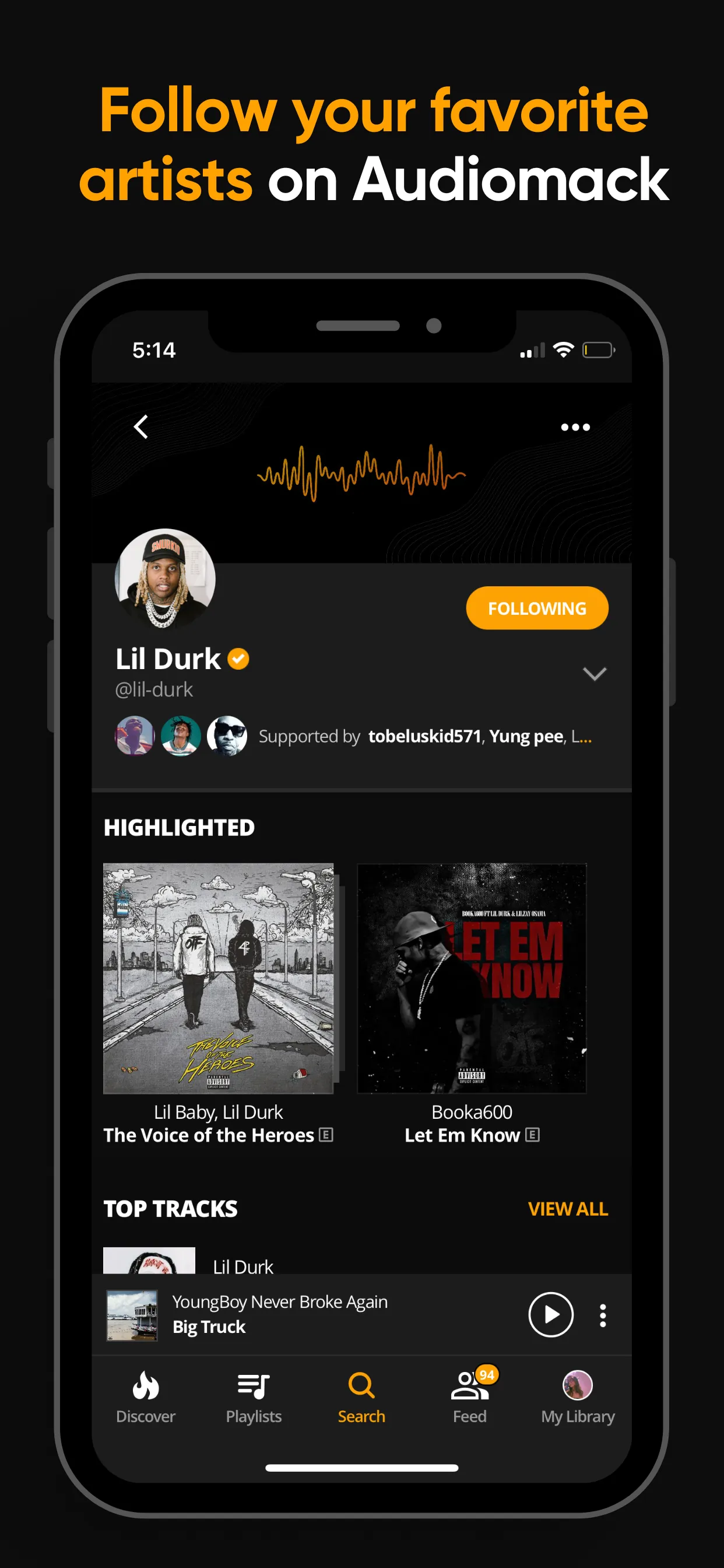 Audiomack - Play Music Offline iphone screenshot 6