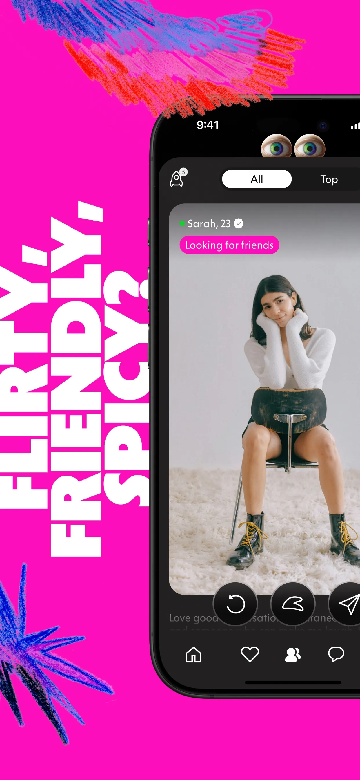Wink Dating: Meet, Chat & Date iphone screenshot 2