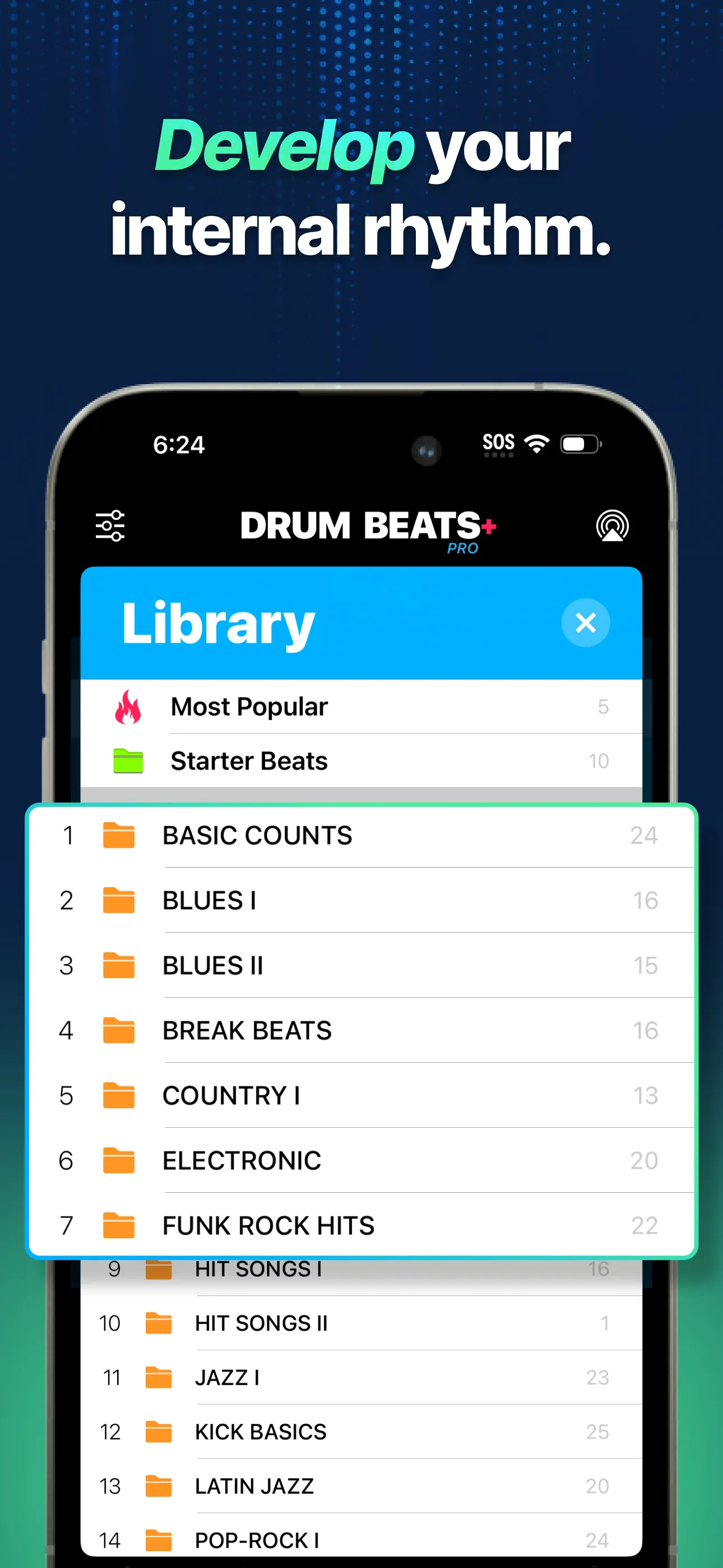 Drum Beats+ Rhythm Machine iphone screenshot 4