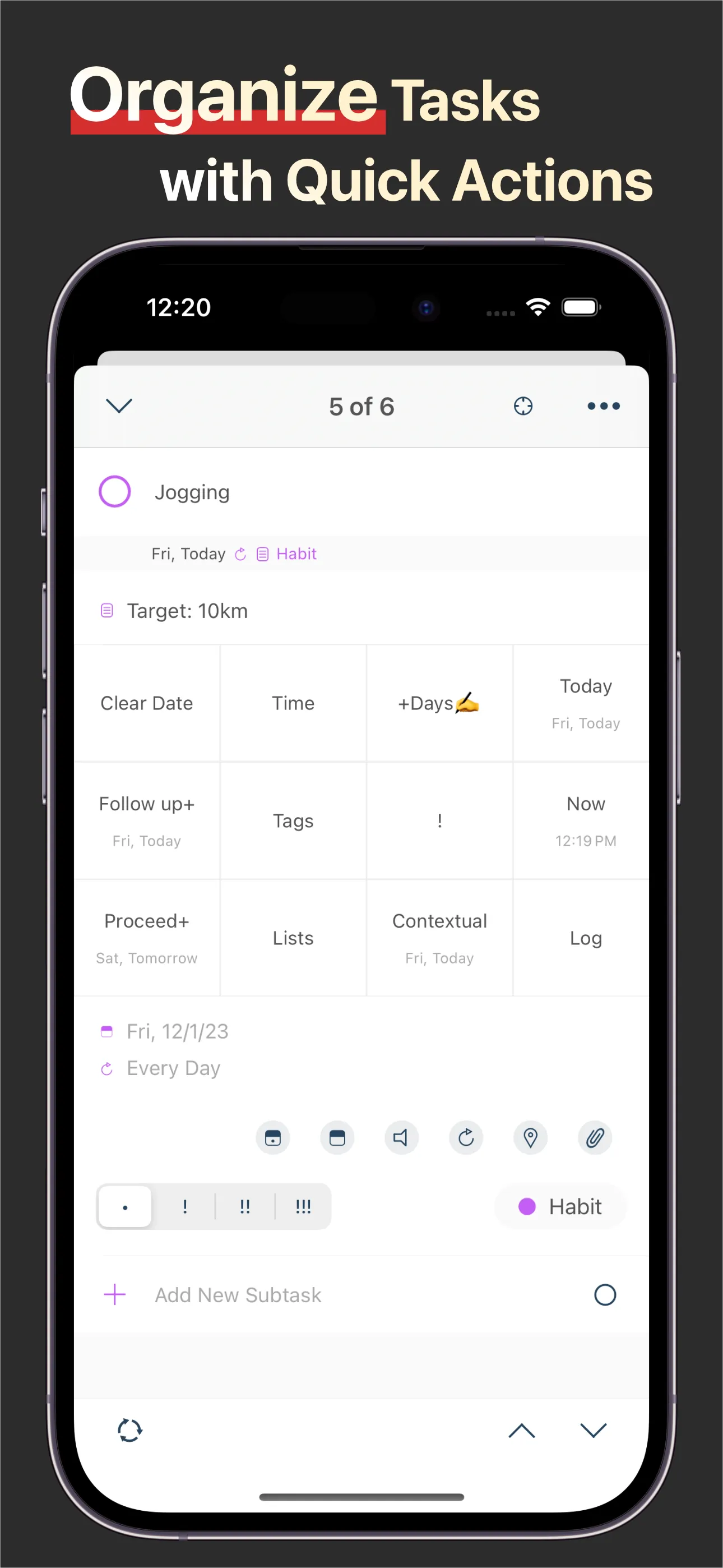GoodTask - To Do List, Tasks iphone screenshot 3