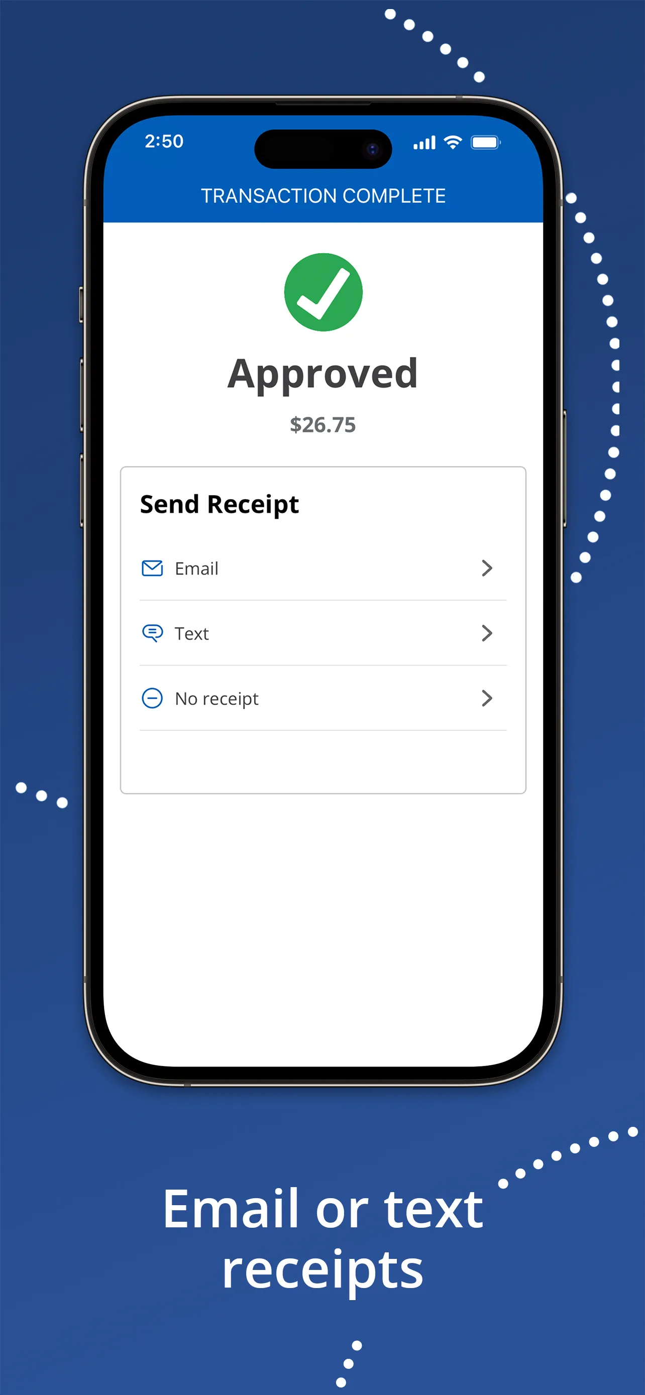 Chase Point of Sale (POS)℠ iphone screenshot 6