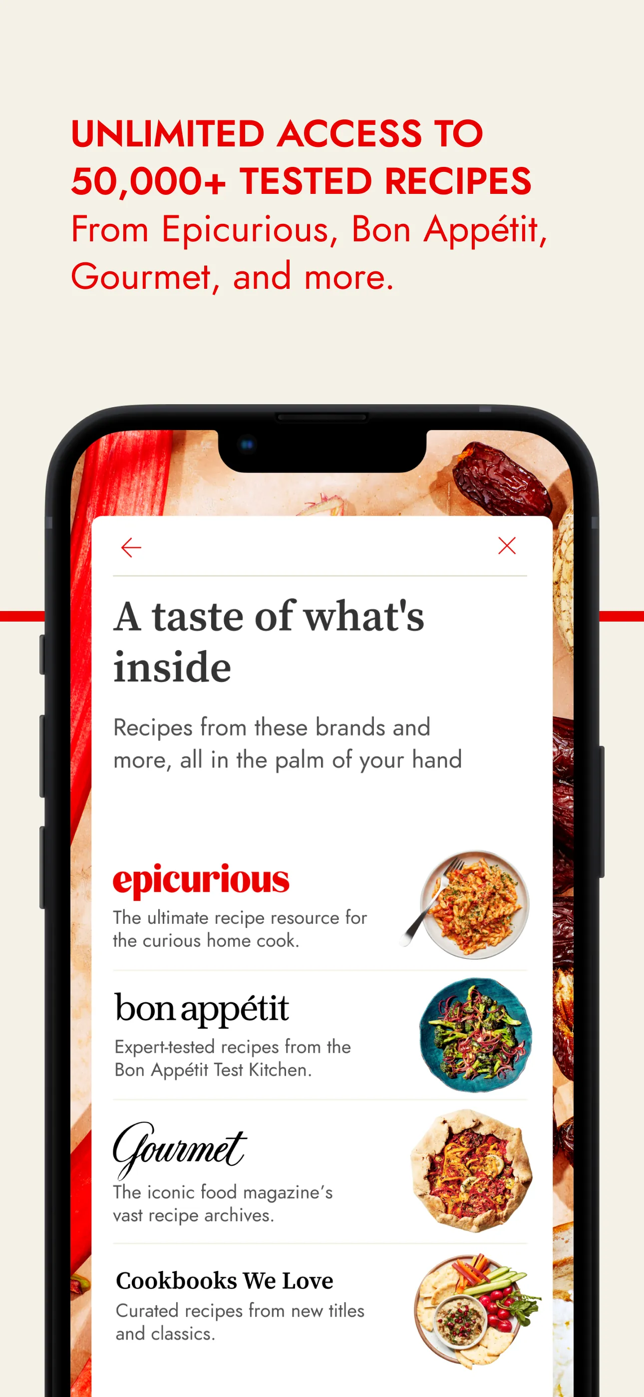 Epicurious iphone screenshot 2