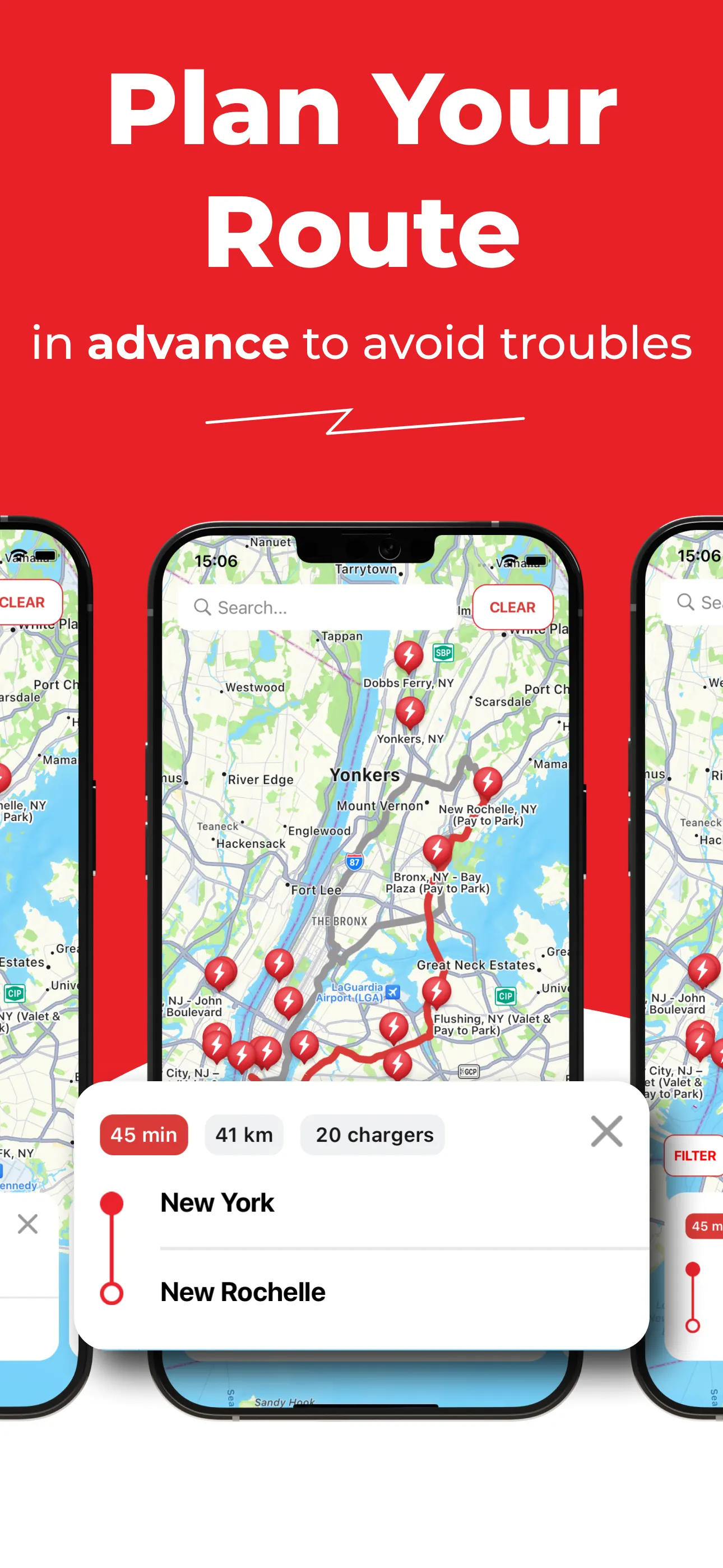 Supercharger map for Tesla iphone screenshot 3