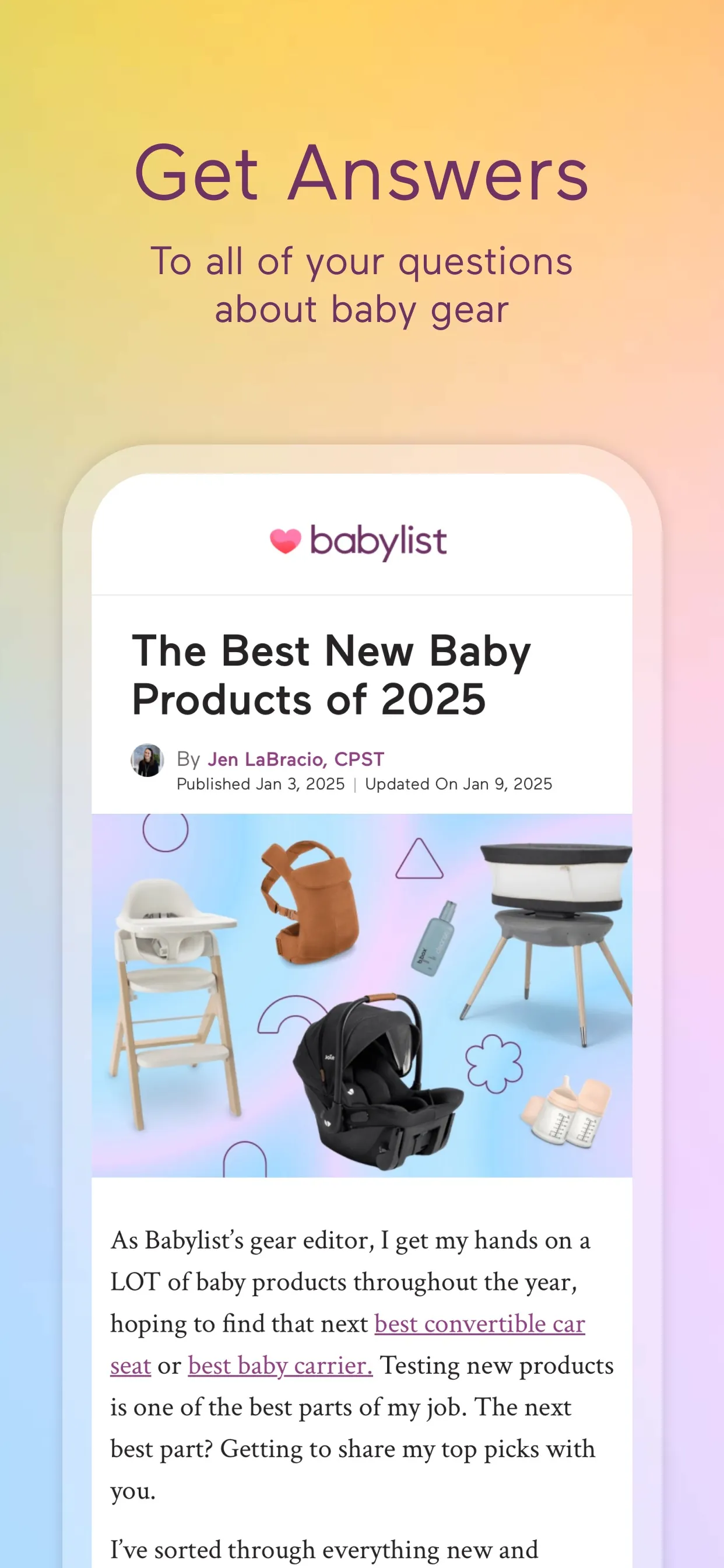 Babylist Baby Registry iphone screenshot 6