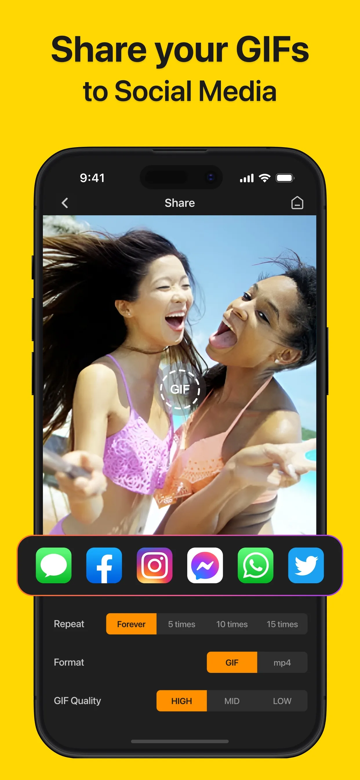 GIF Maker - Make Video to GIFs iphone screenshot 8