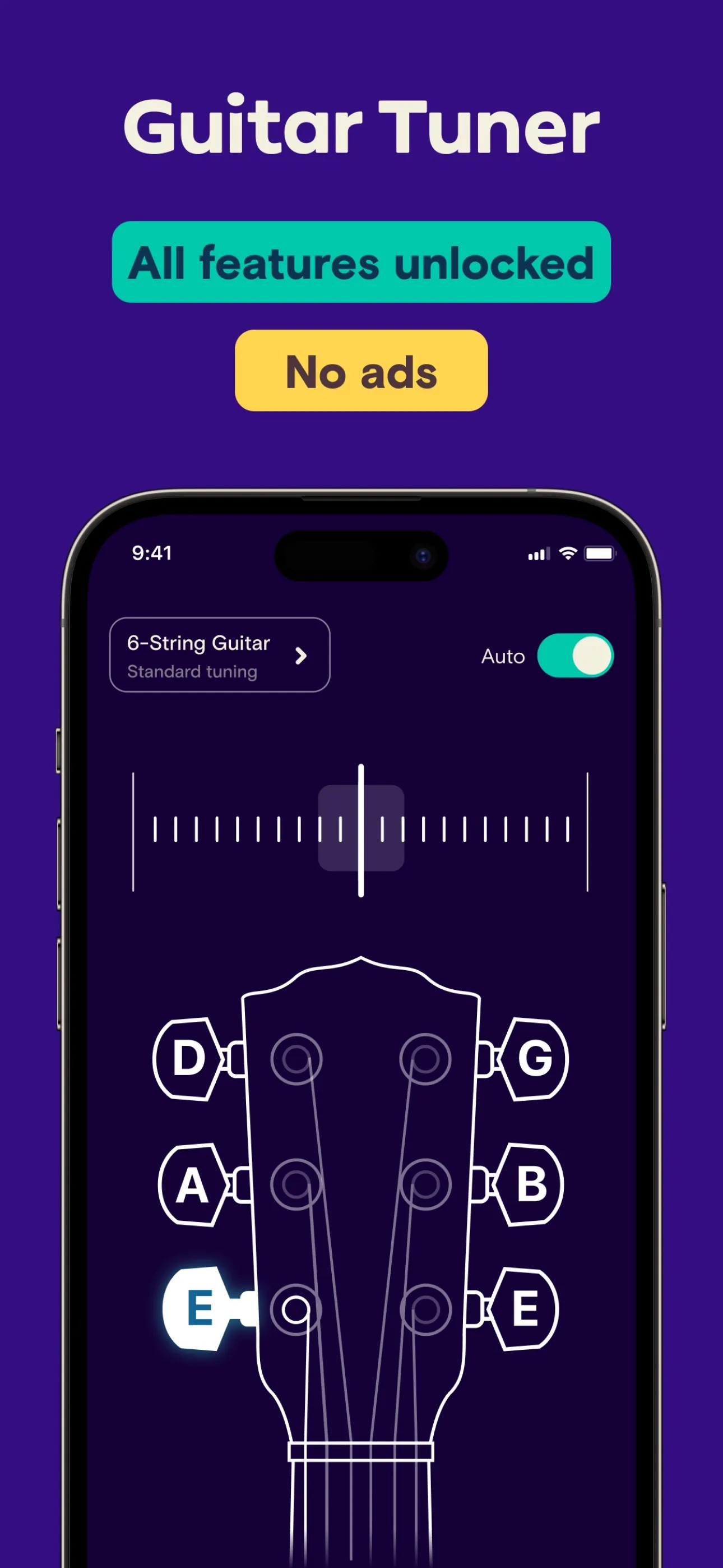 Guitar Tuner - Simply Tune iphone screenshot 2