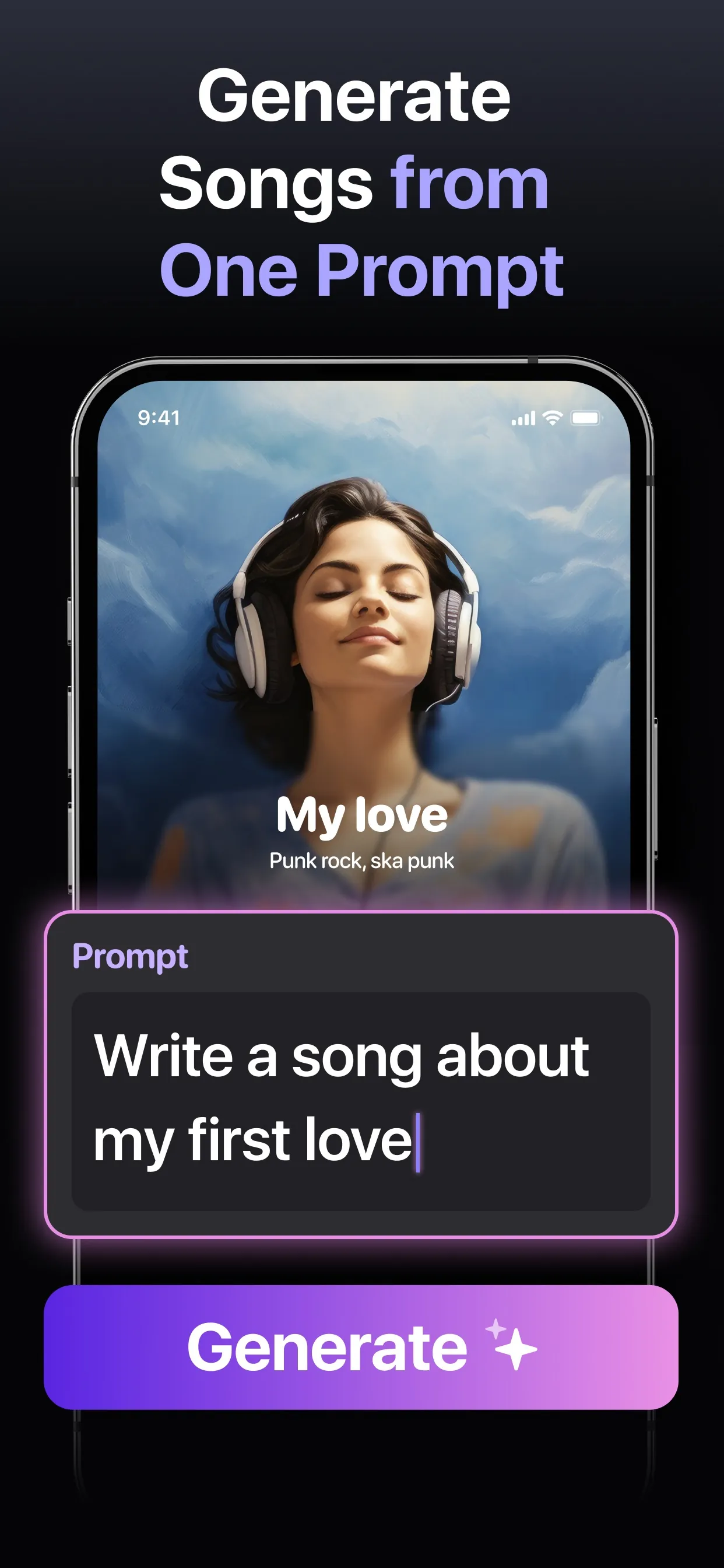 AI Song Music Generator: Musio iphone screenshot 2