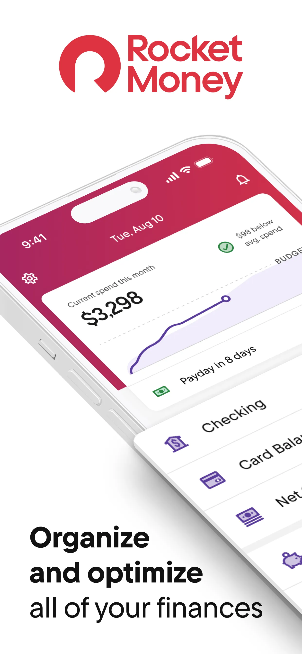 Rocket Money - Bills & Budgets iphone screenshot 1