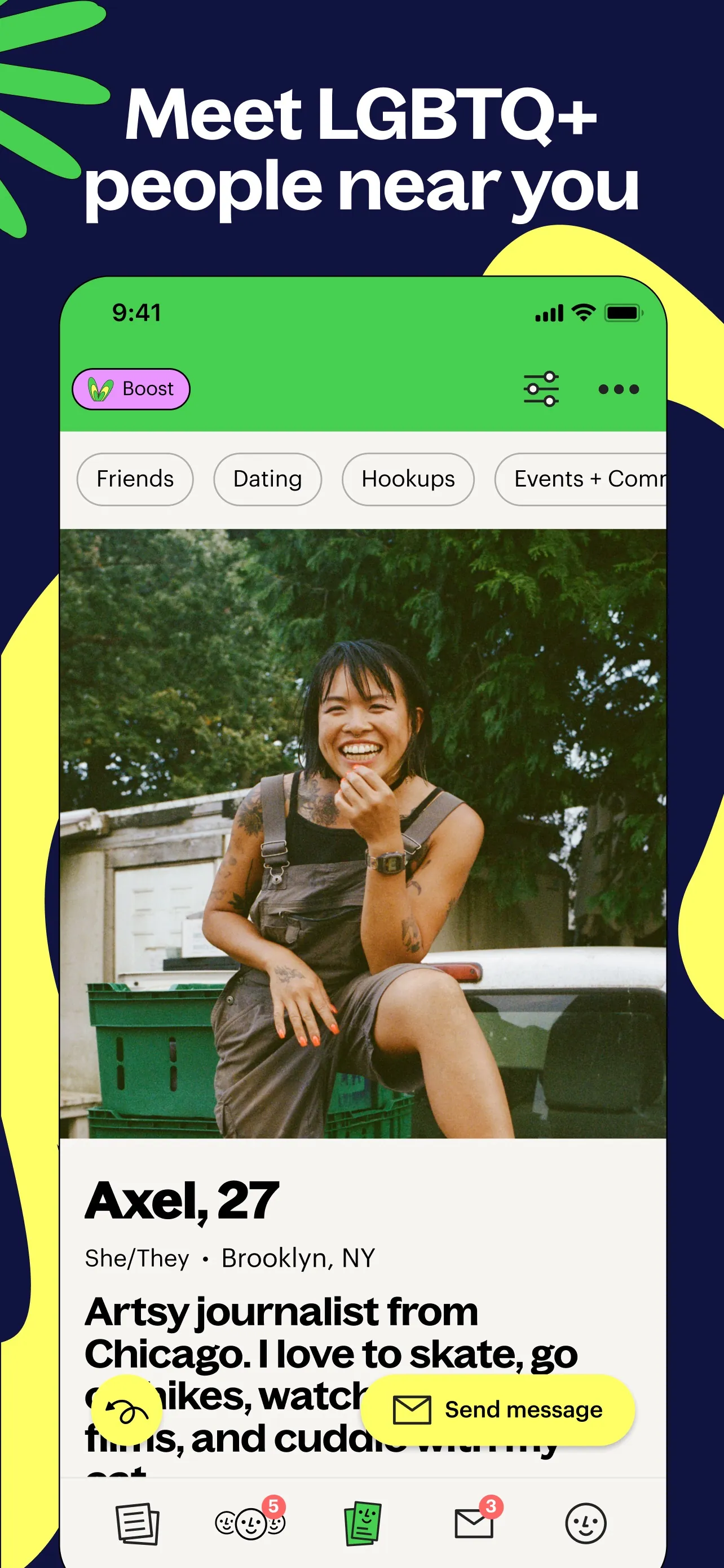 Lex: Queer Social LGBT Friends iphone screenshot 4