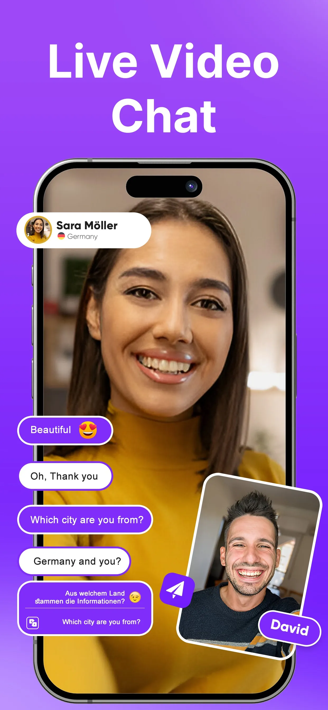Ravi: Video Chat, Meet Singles iphone screenshot 1