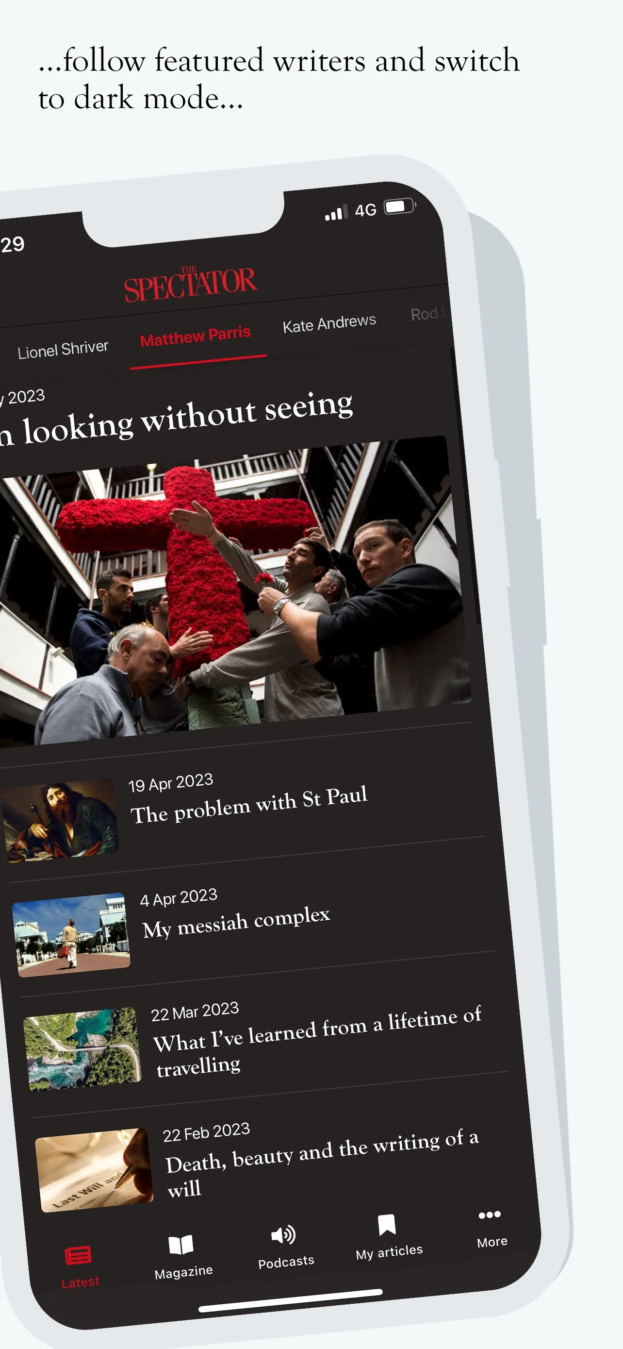 The Spectator Magazine iphone screenshot 4