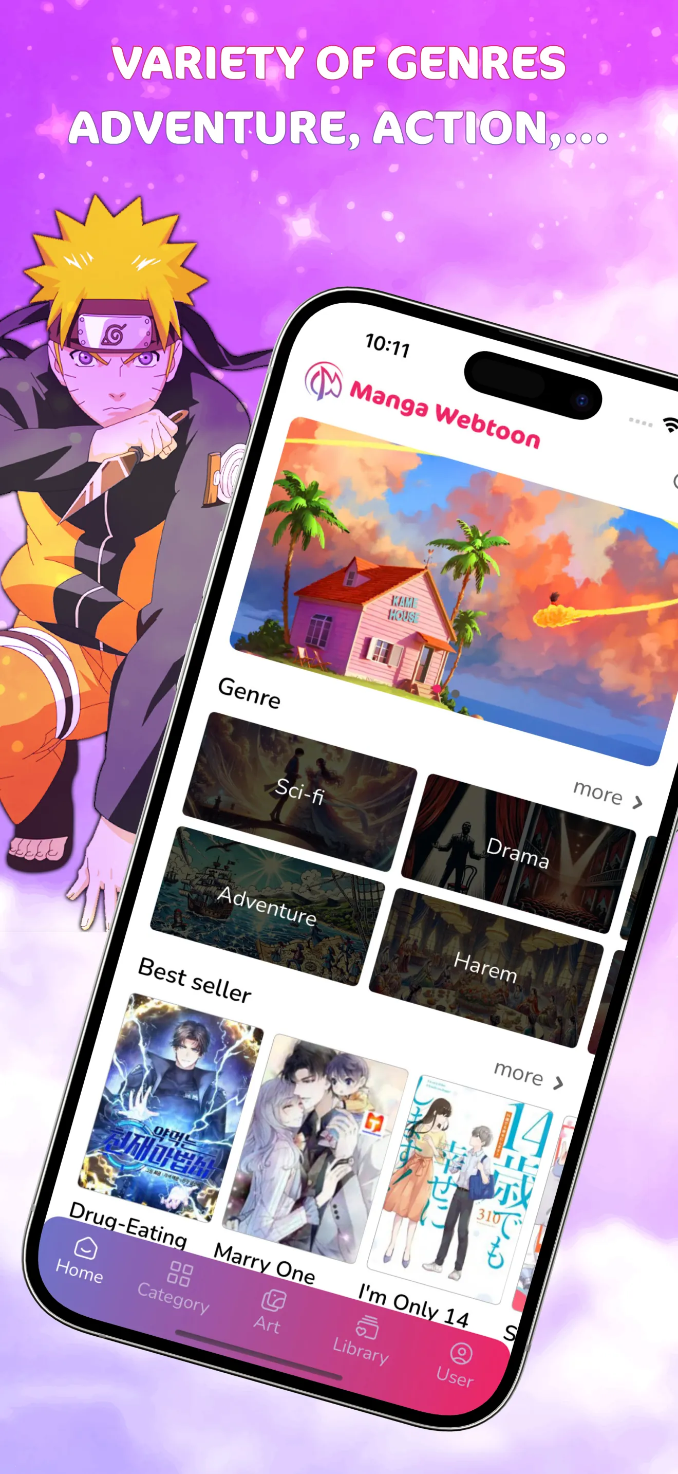 Manga Webtoon: Endless Stories iphone screenshot 2