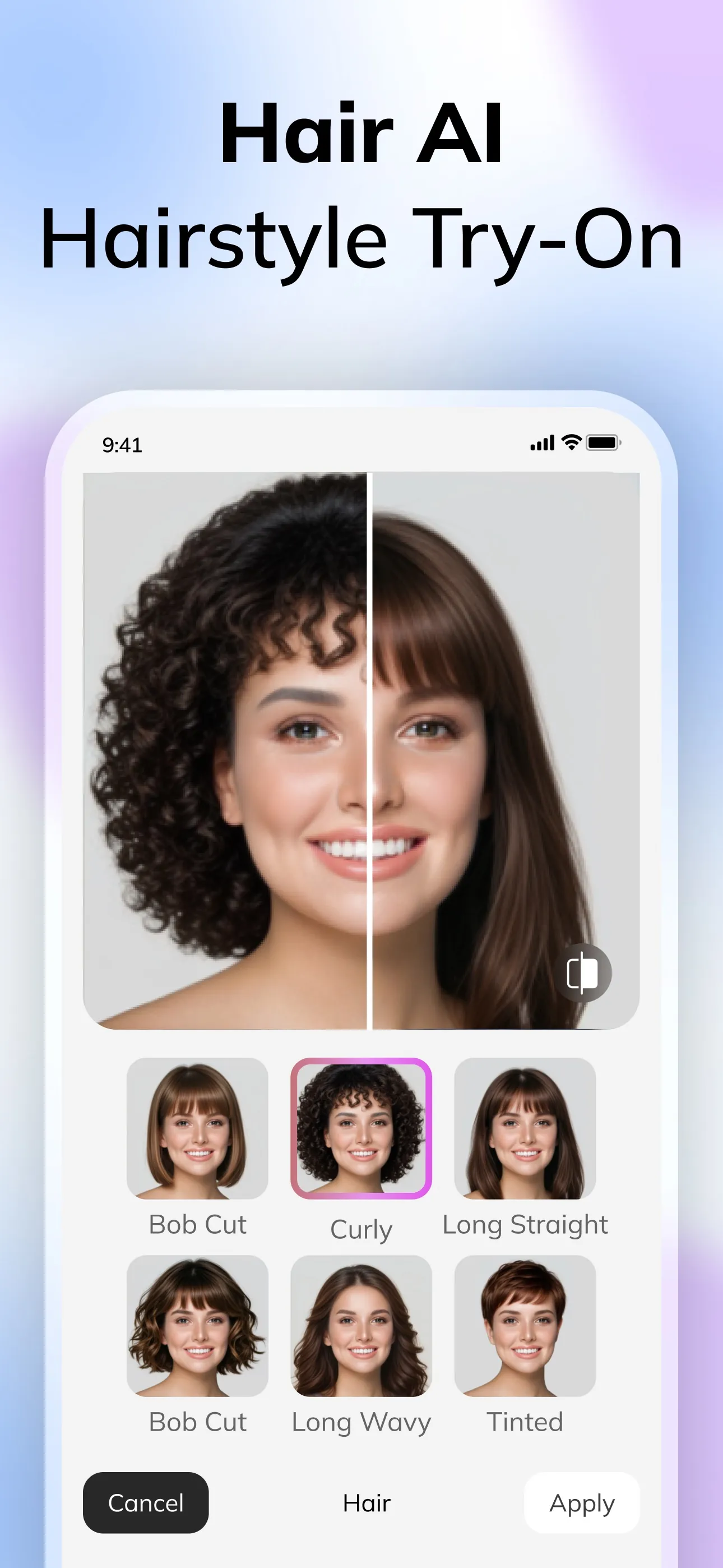 HairApp: AI Hairstyle Changer iphone screenshot 8