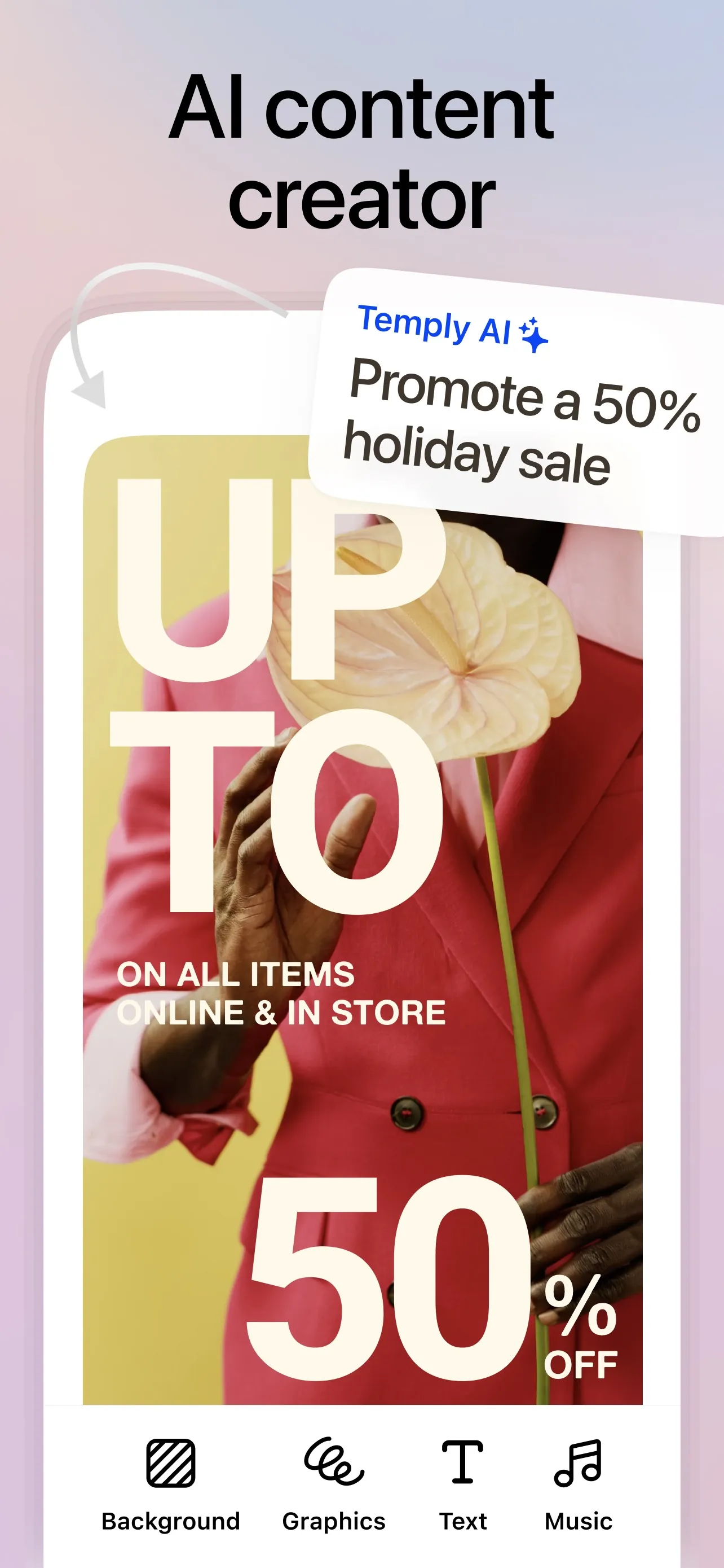 Temply: Reels Templates Maker iphone screenshot 6