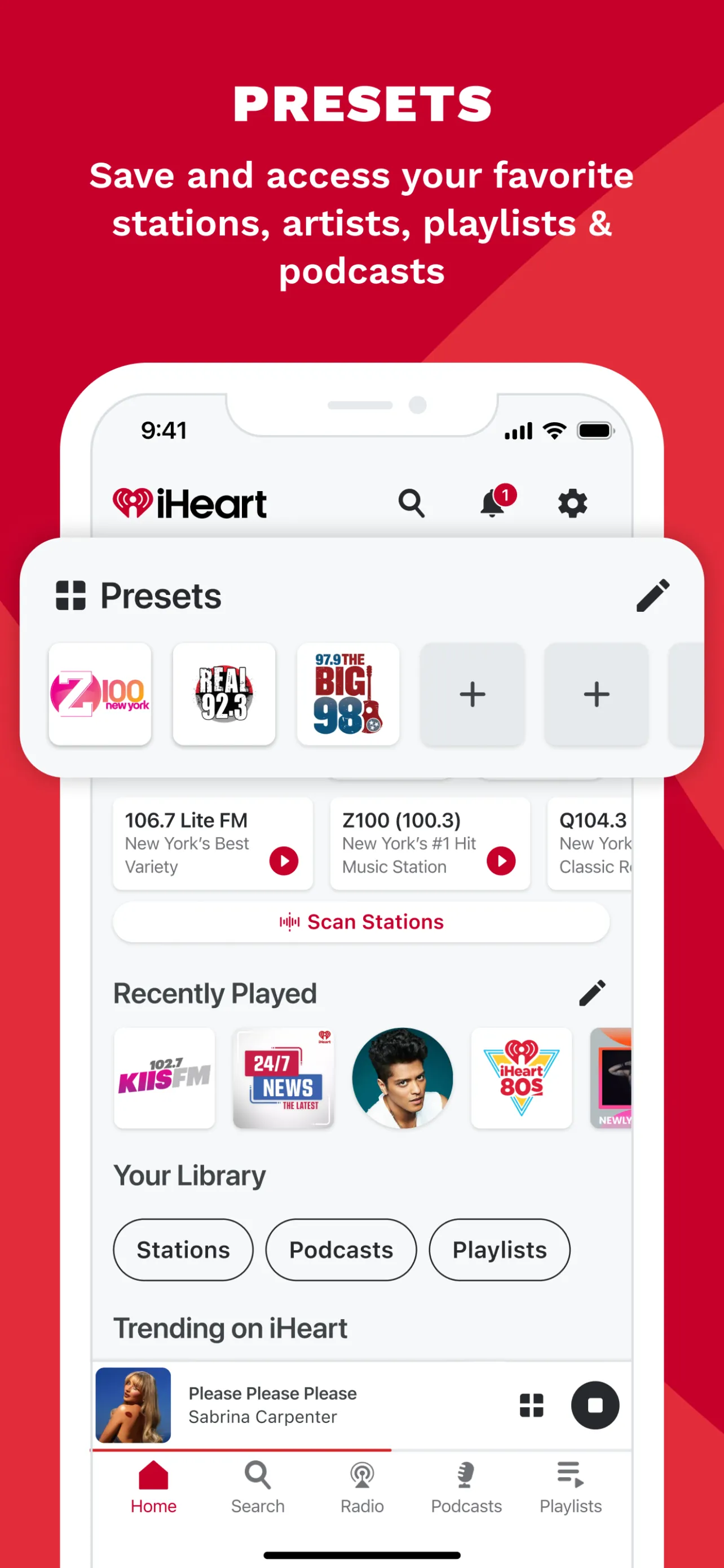 iHeart: Play & Listen to Music iphone screenshot 4
