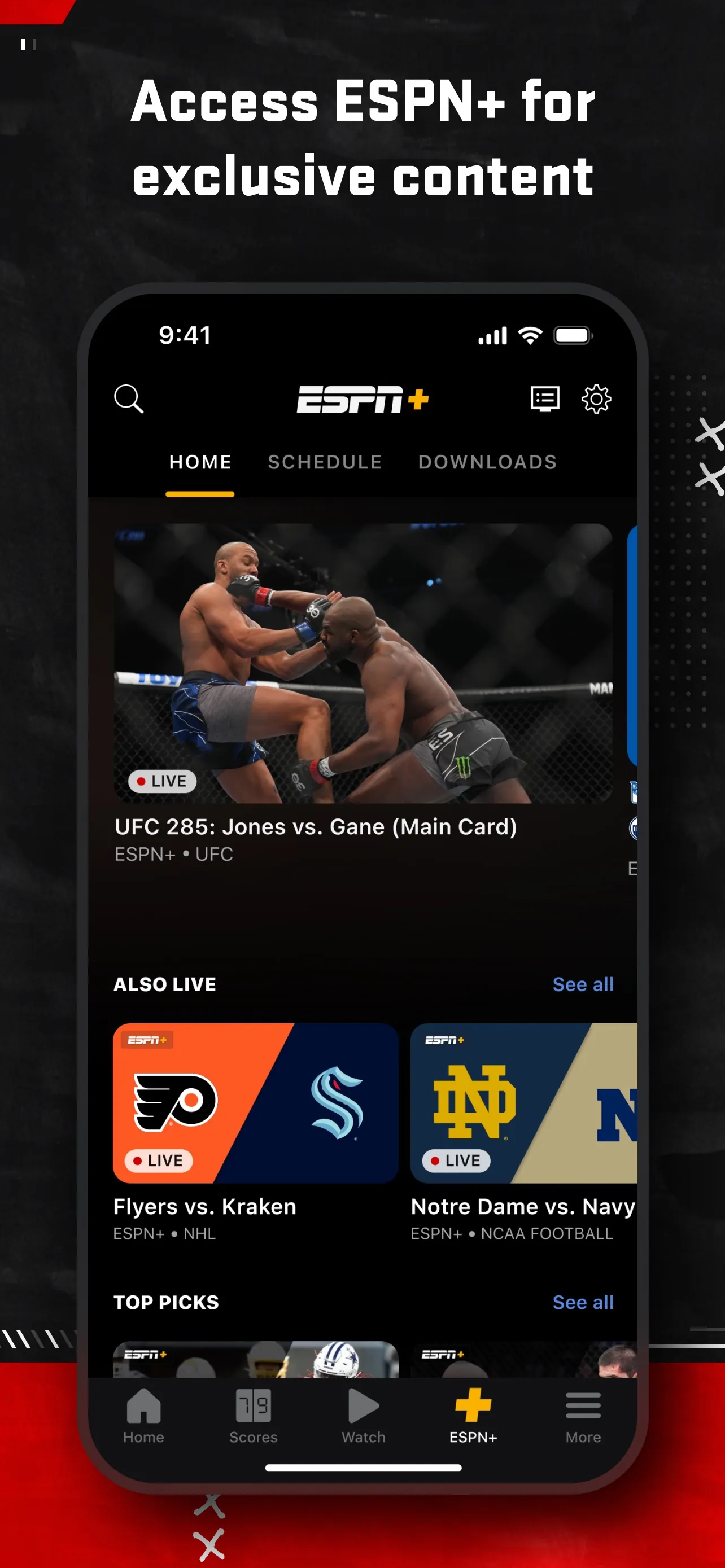 ESPN: Live Sports & Scores iphone screenshot 6