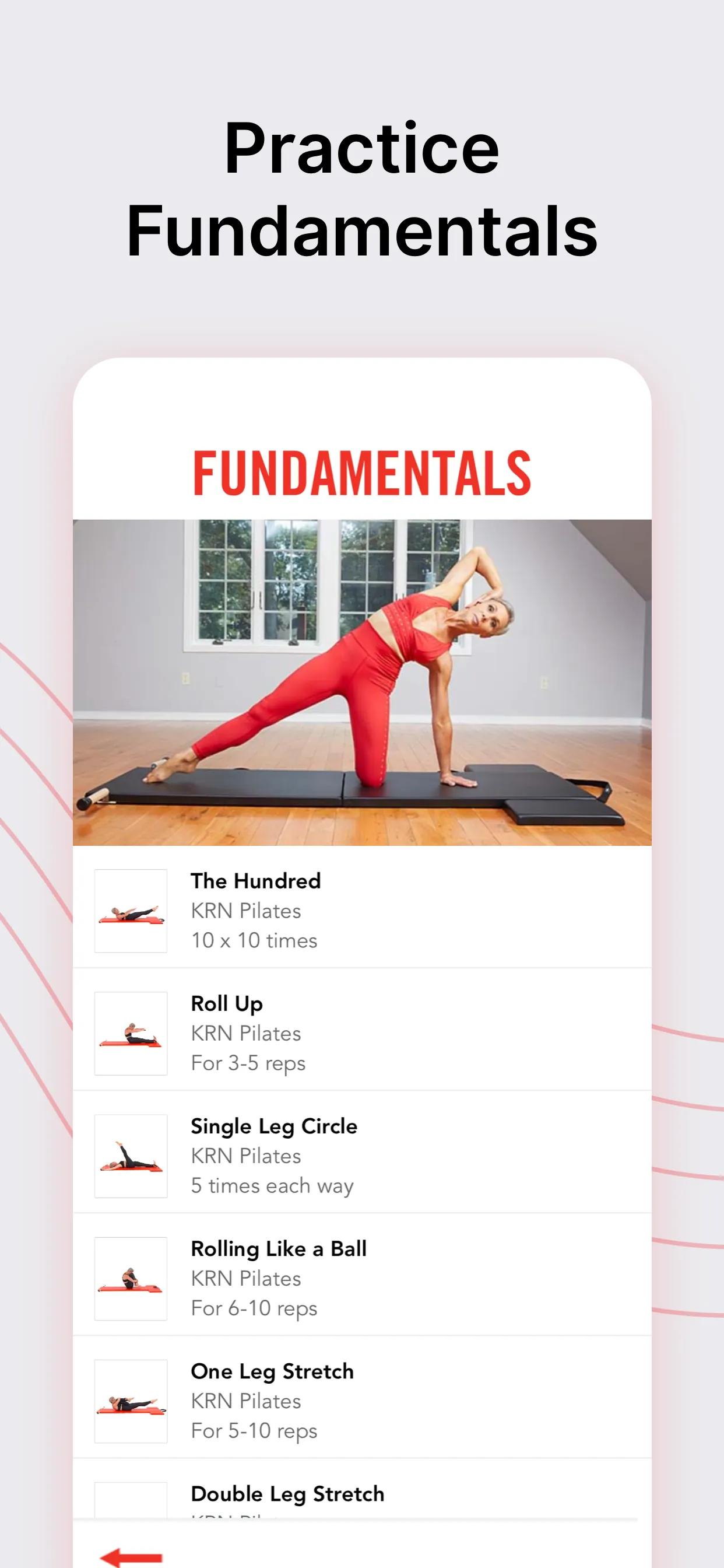 KRN Pilates: Train & Workout iphone screenshot 4