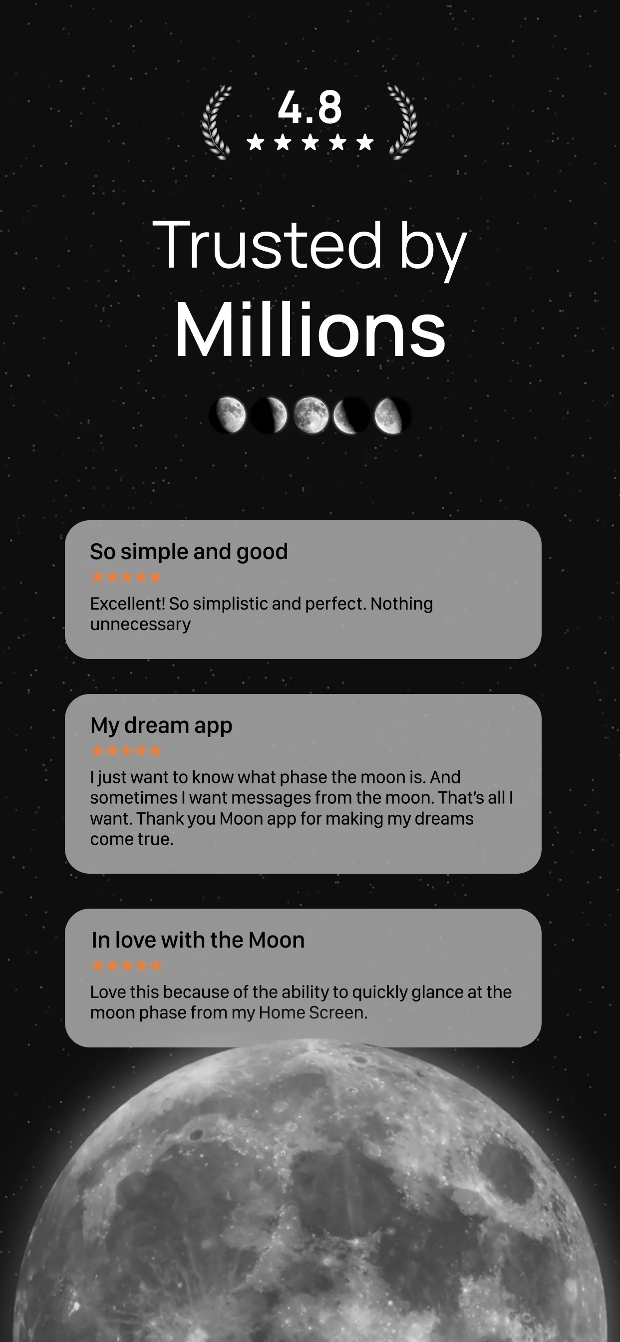 MOON - Current Moon Phase iphone screenshot 6