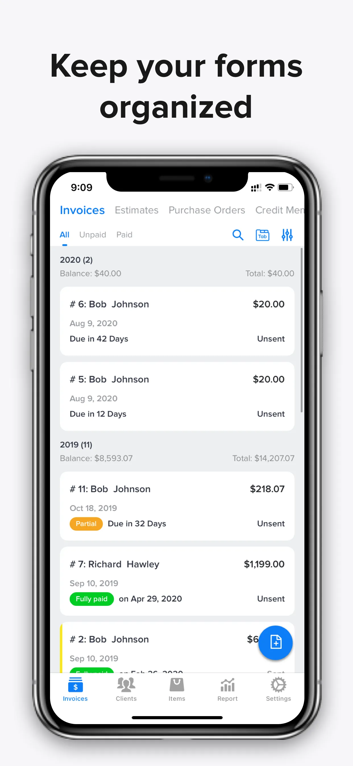 Swift Invoice, Invoice Maker, iphone screenshot 4