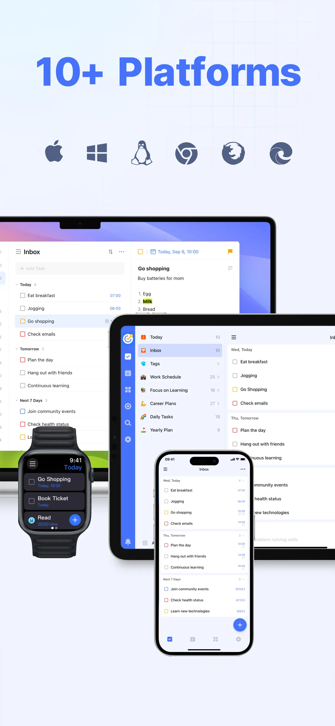 TickTick:To-Do List & Calendar iphone screenshot 10