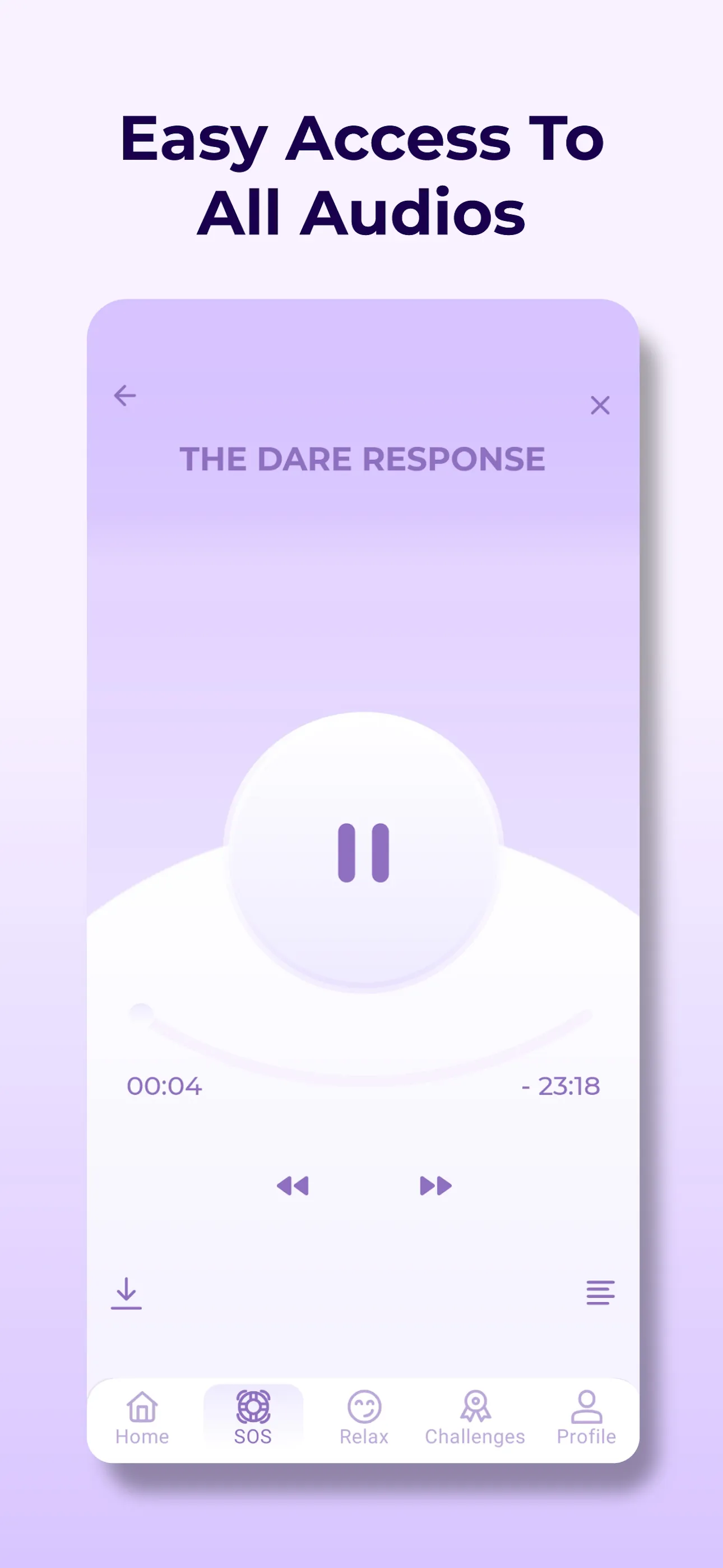 Dare: Panic & Anxiety Relief iphone screenshot 8
