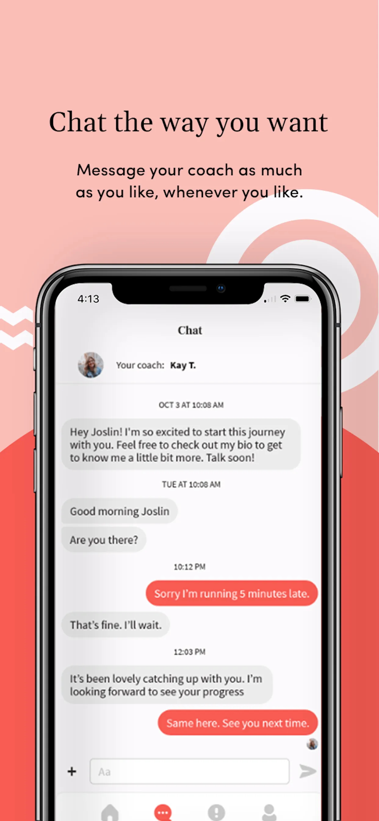 Blush Life Coaching iphone screenshot 3
