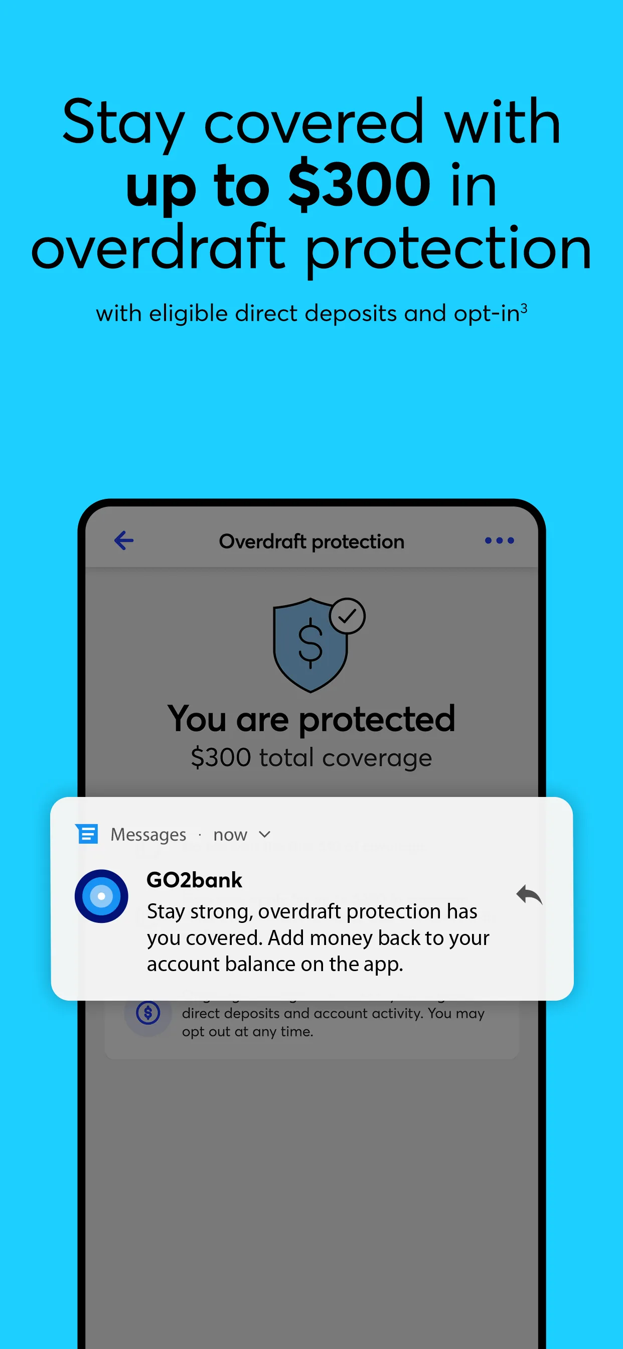 GO2bank: Mobile banking iphone screenshot 2
