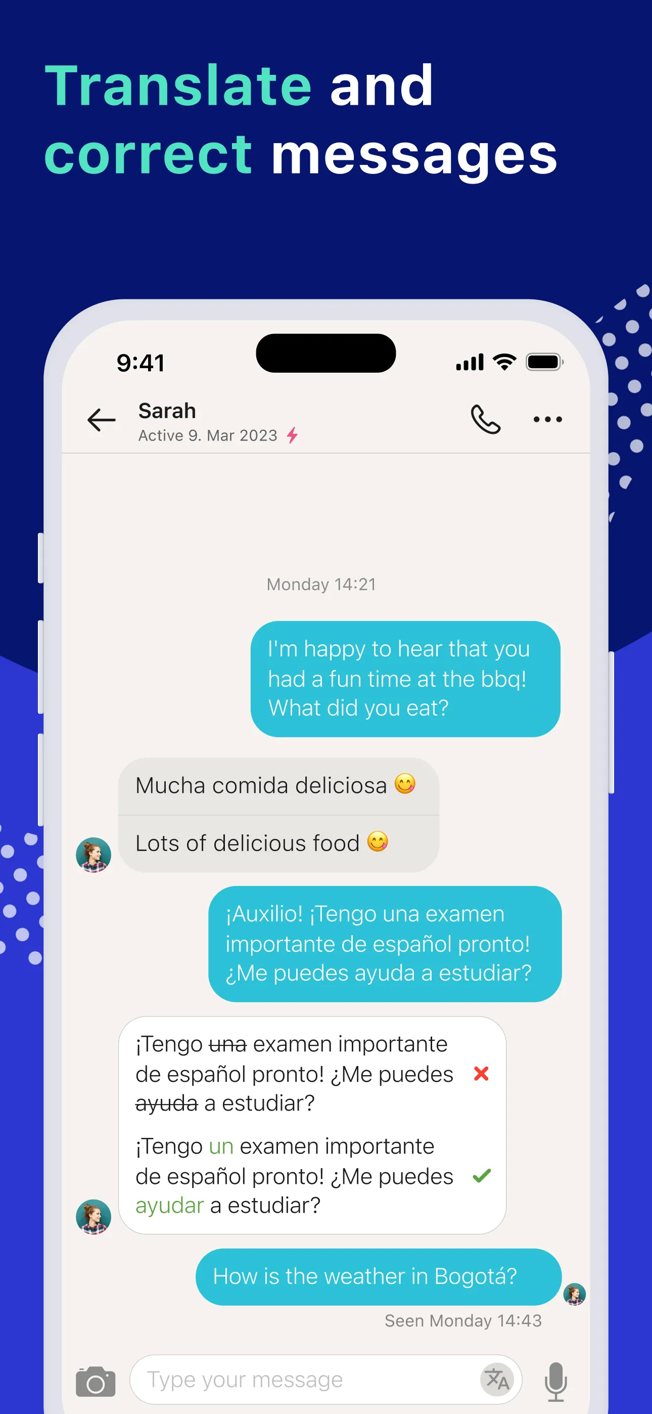 Tandem: Conversation exchange iphone screenshot 3