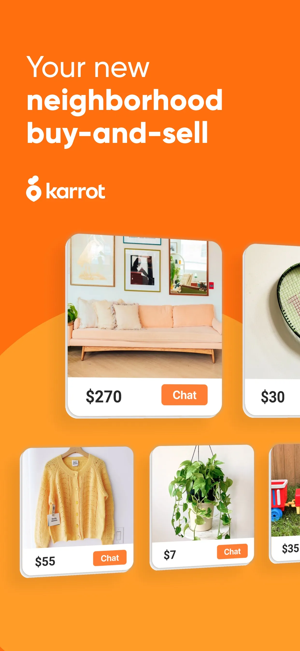 Karrot - Buy & sell locally iphone screenshot 1