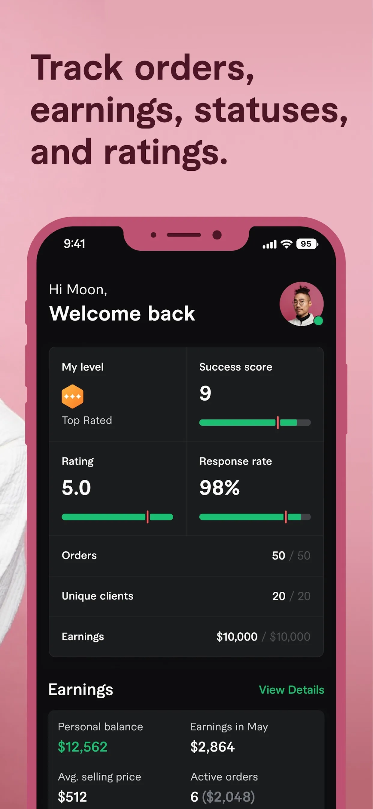 Fiverr - Freelance Services iphone screenshot 9