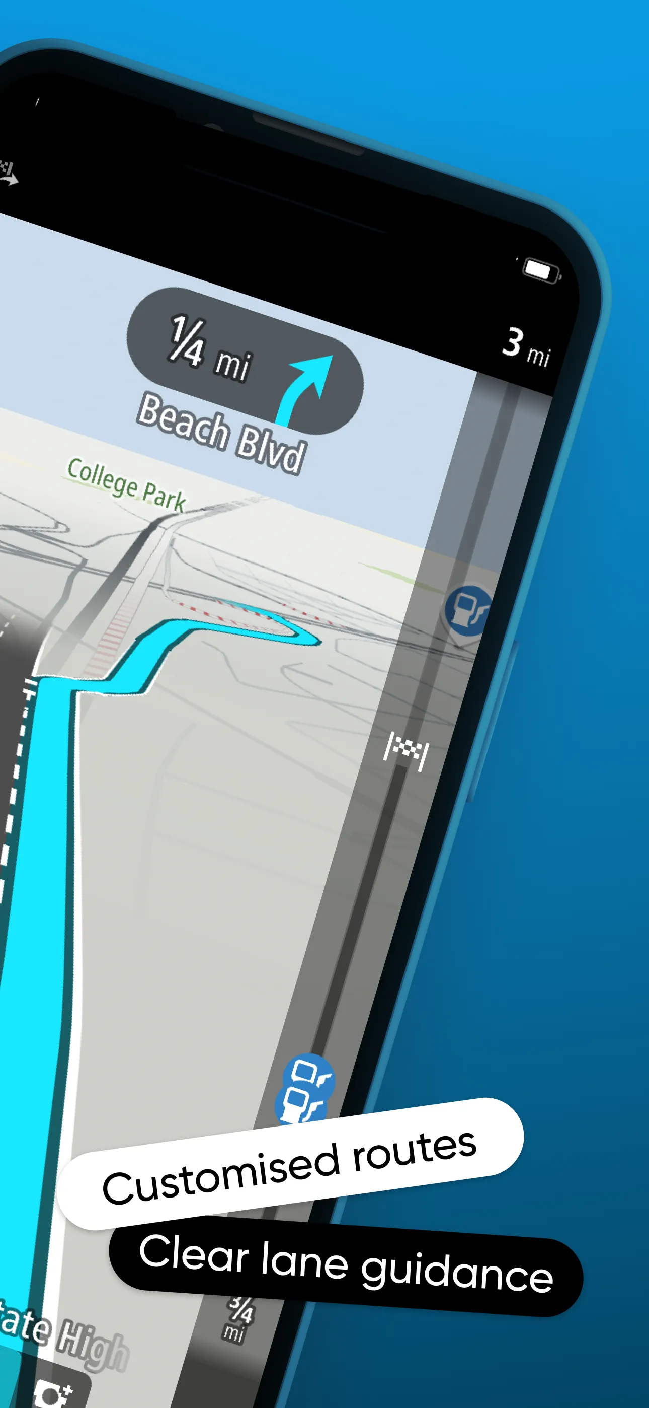 TomTom GO Navigation iphone screenshot 2