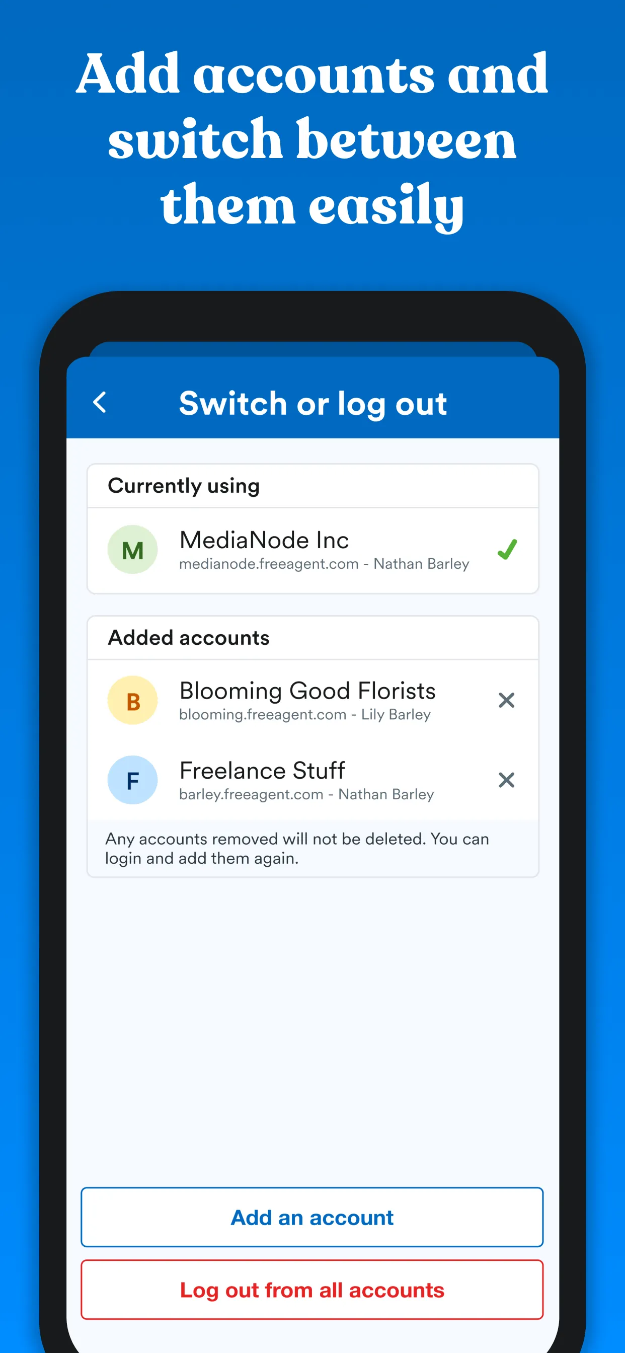 FreeAgent Mobile Accounting iphone screenshot 7