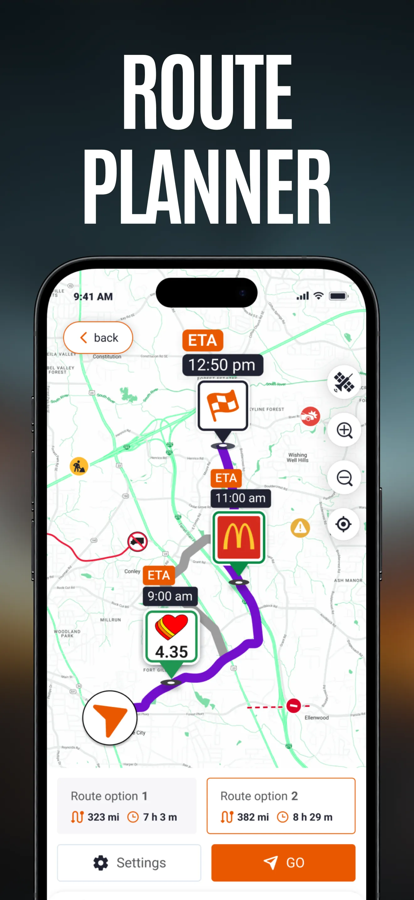 Trucker Guide: Truck GPS Maps iphone screenshot 3