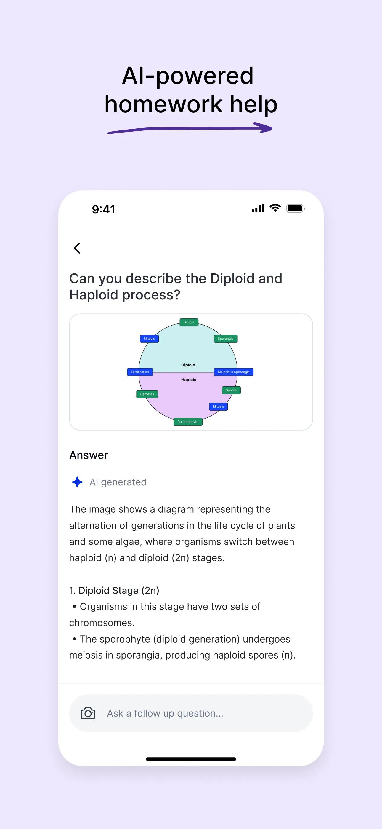 Course Hero: AI Homework Help iphone screenshot 3