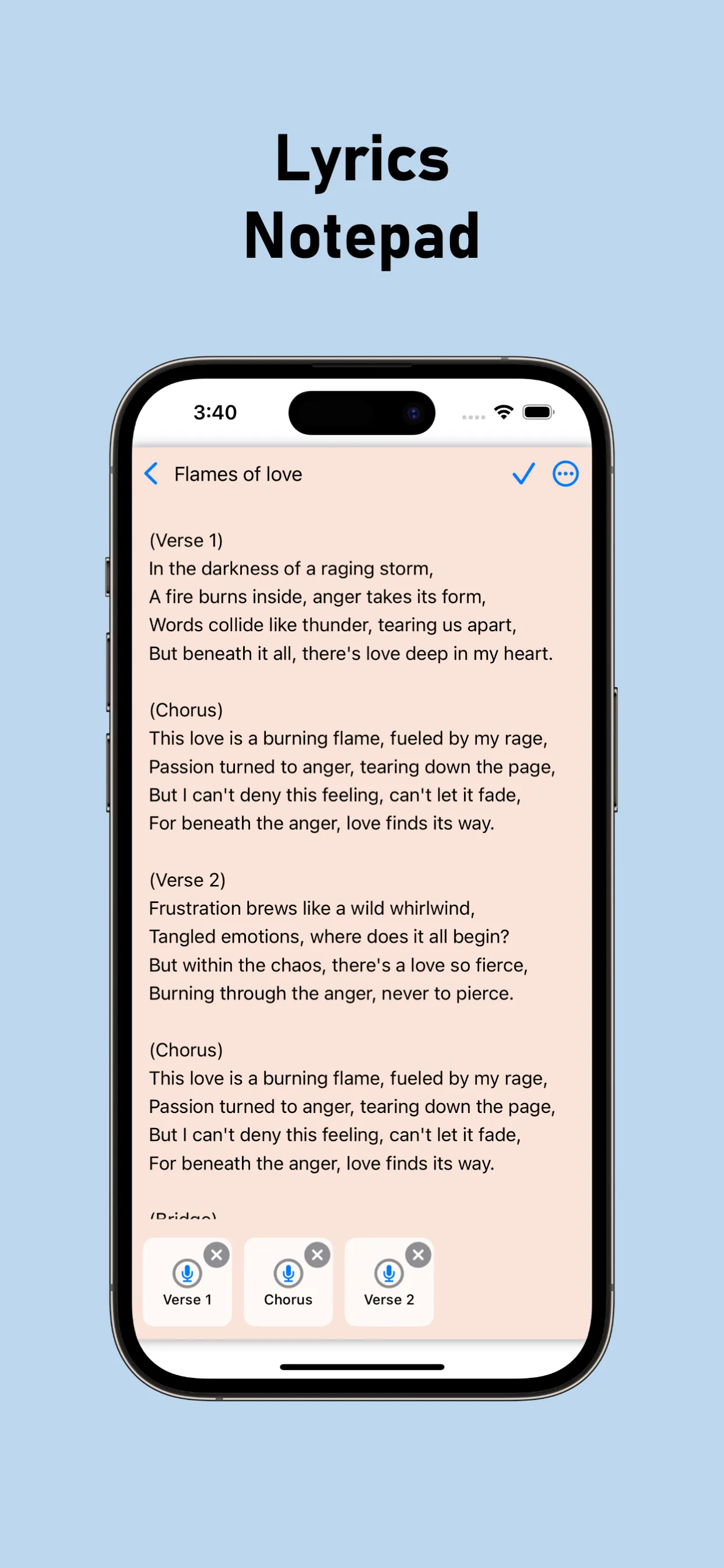 AI Lyric Generator Song Writer iphone screenshot 2