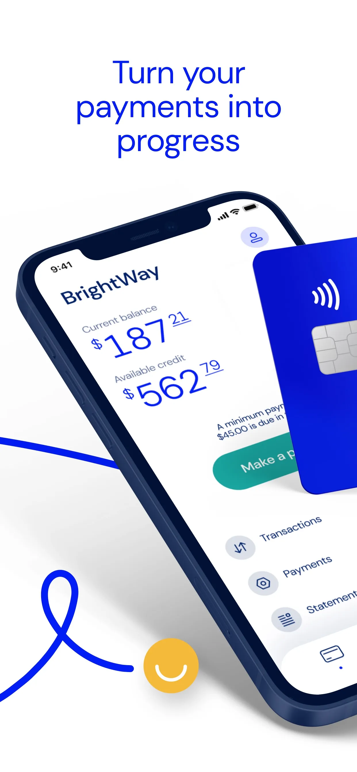BrightWay Credit Card Mobile iphone screenshot 1