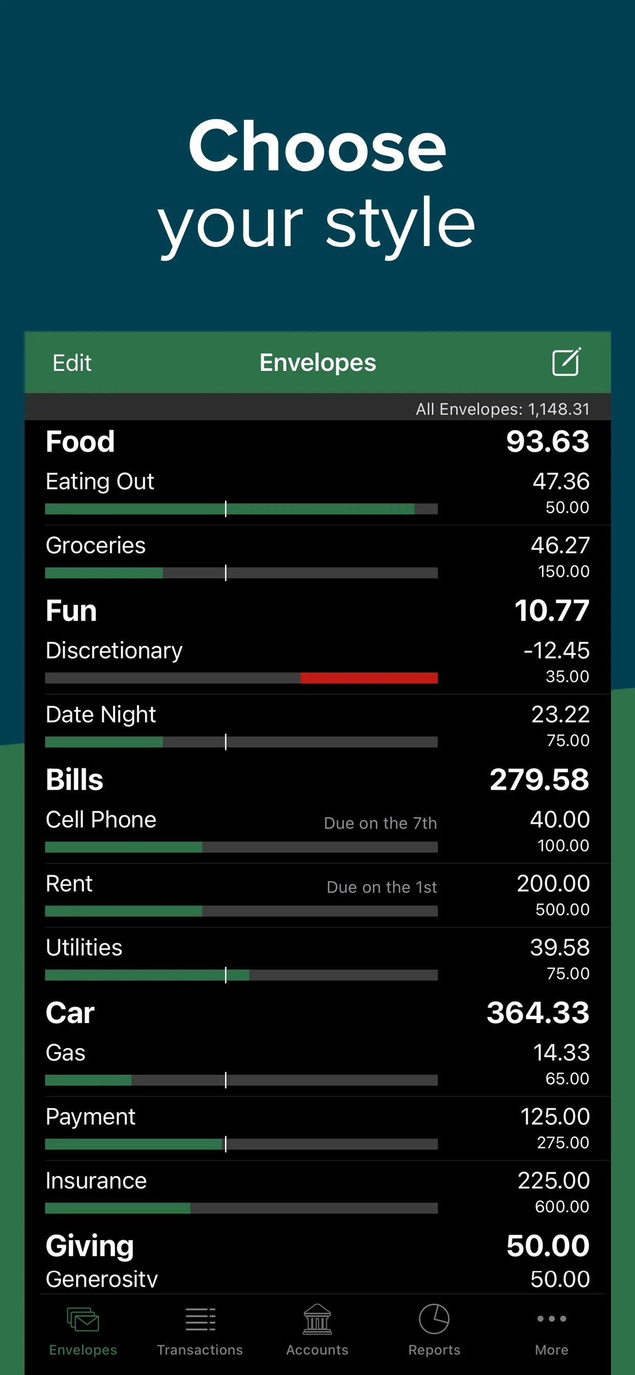 Goodbudget Budget Planner iphone screenshot 10