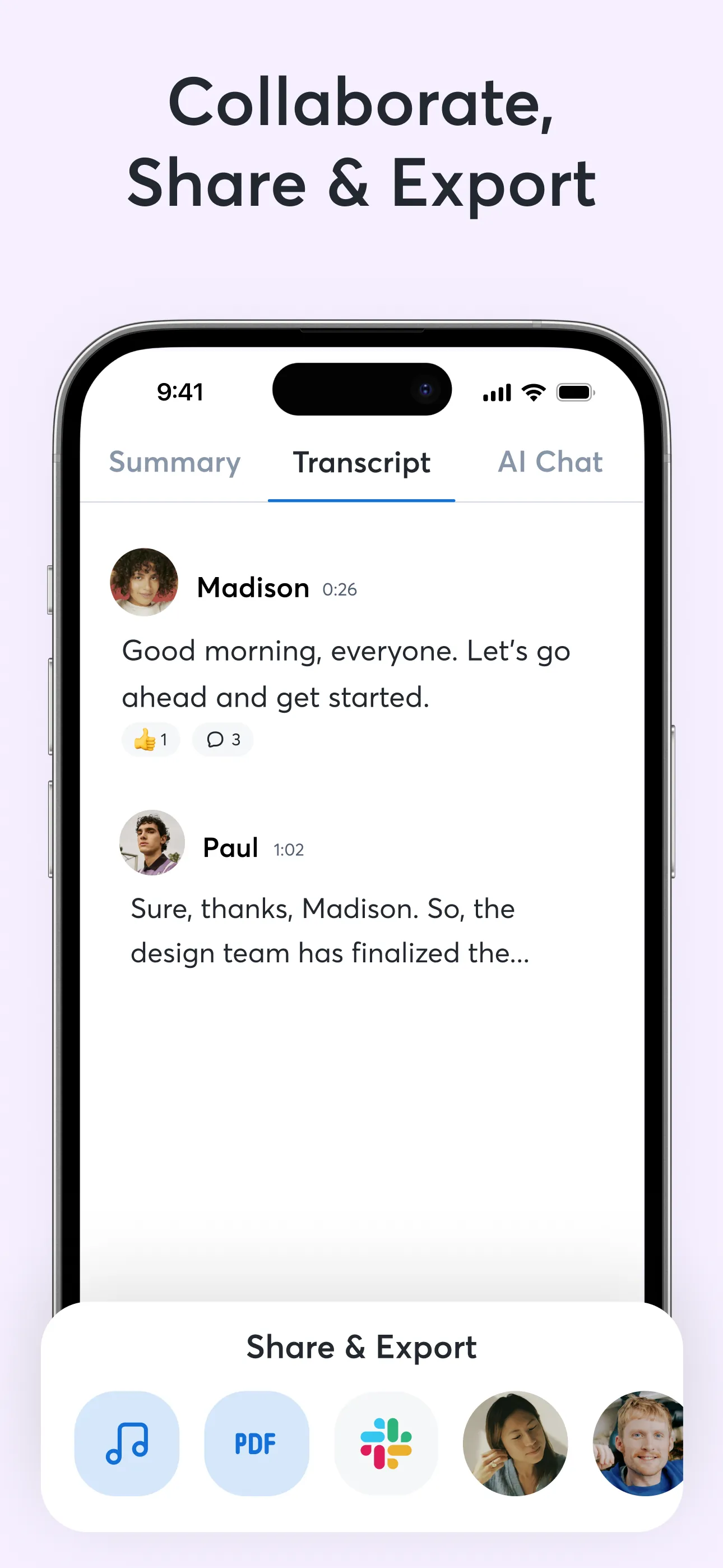 Otter Transcribe Voice Notes iphone screenshot 4