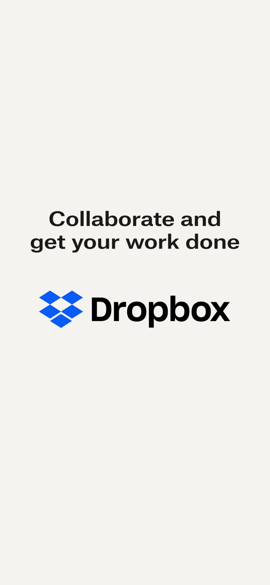 Dropbox: Cloud Storage Backup iphone screenshot 1