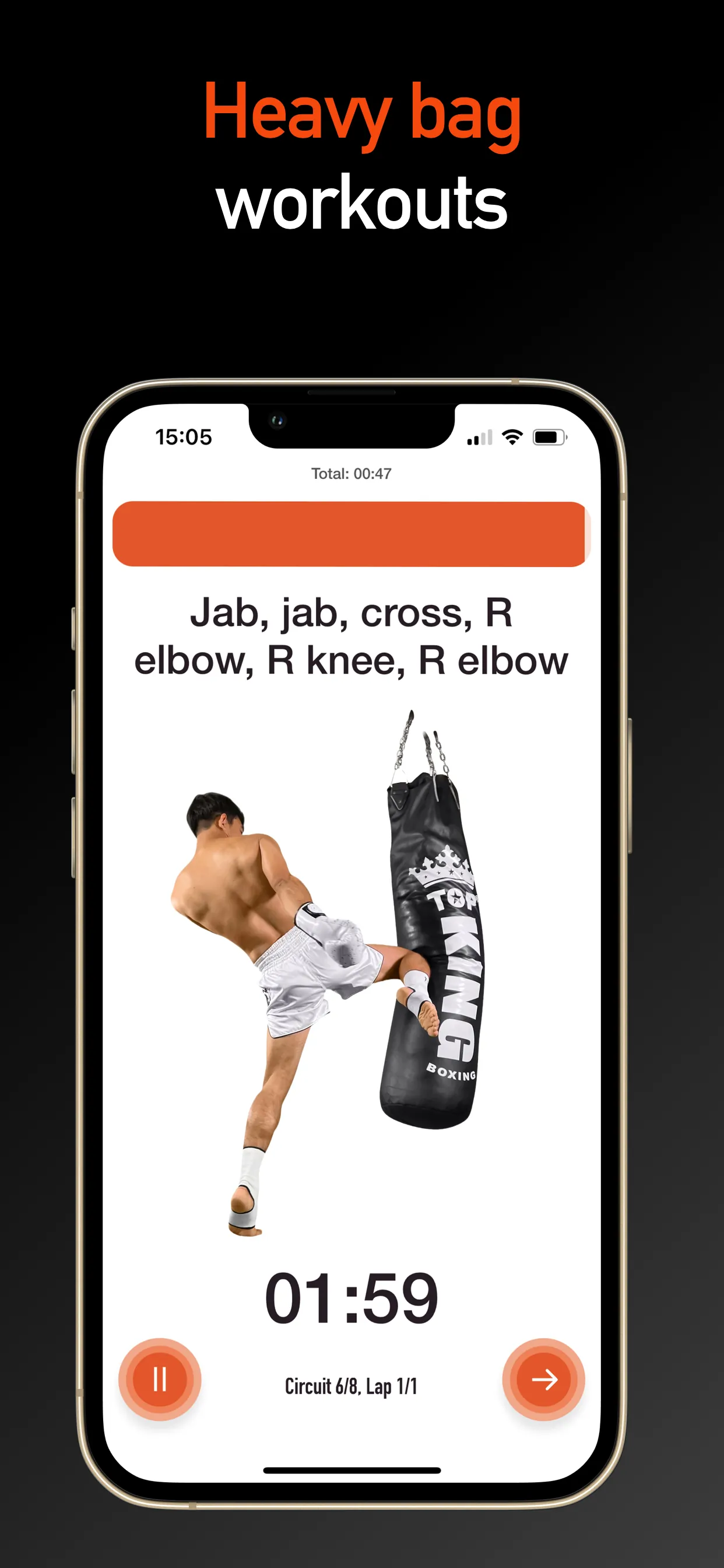 Muay Thai and Kickboxing iphone screenshot 4
