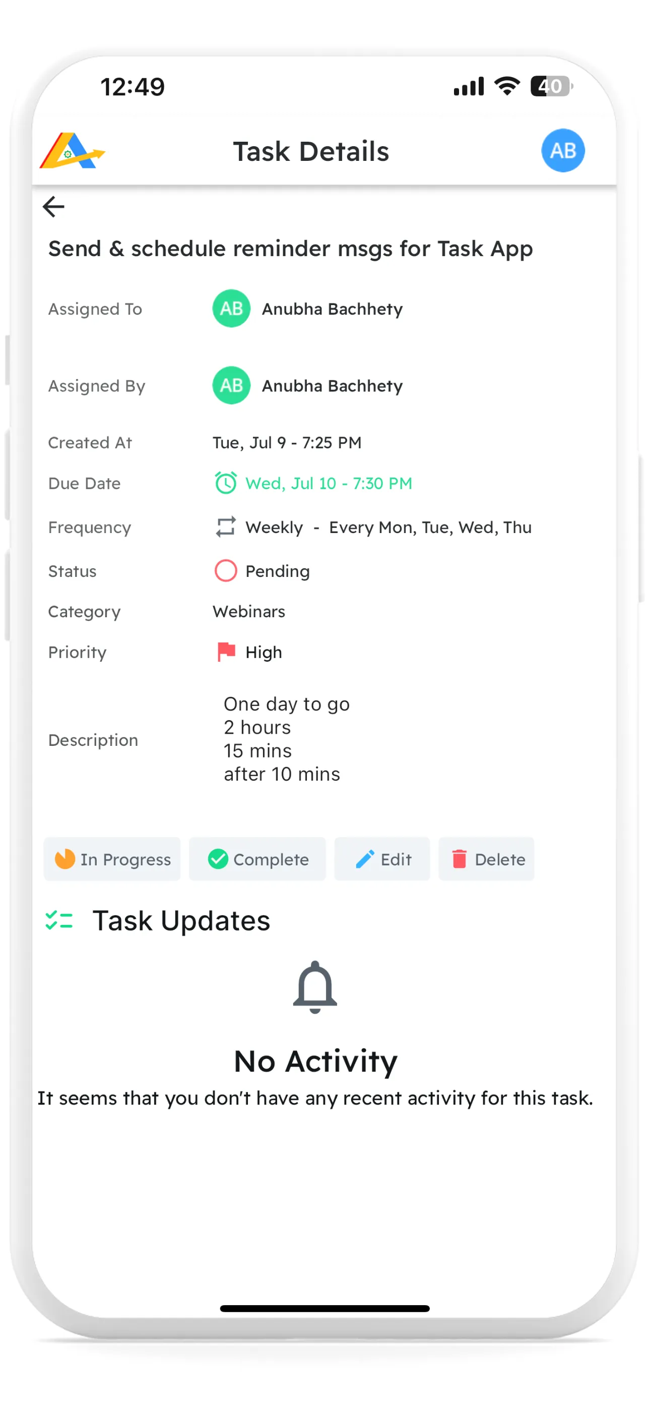 Automate Team iphone screenshot 5