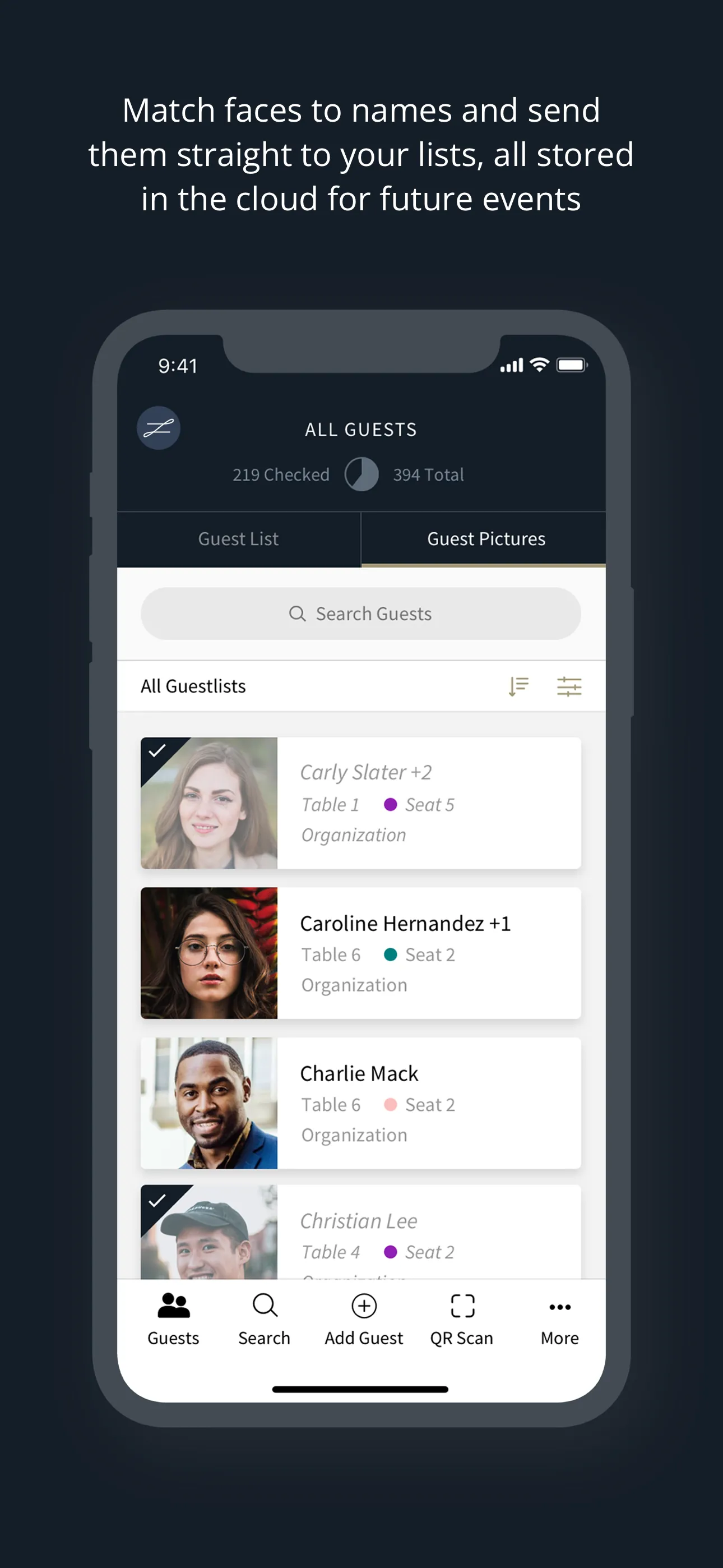 Guest List App | zkipster iphone screenshot 3