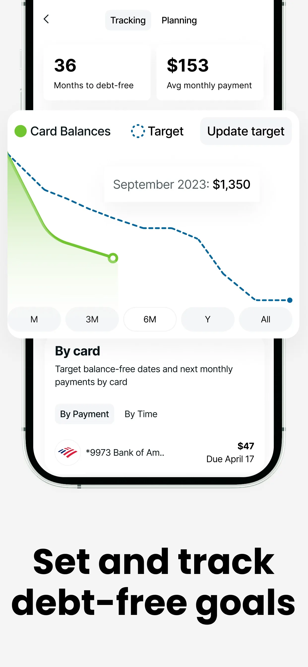 Gauss: Payoff Credit Card Debt iphone screenshot 5