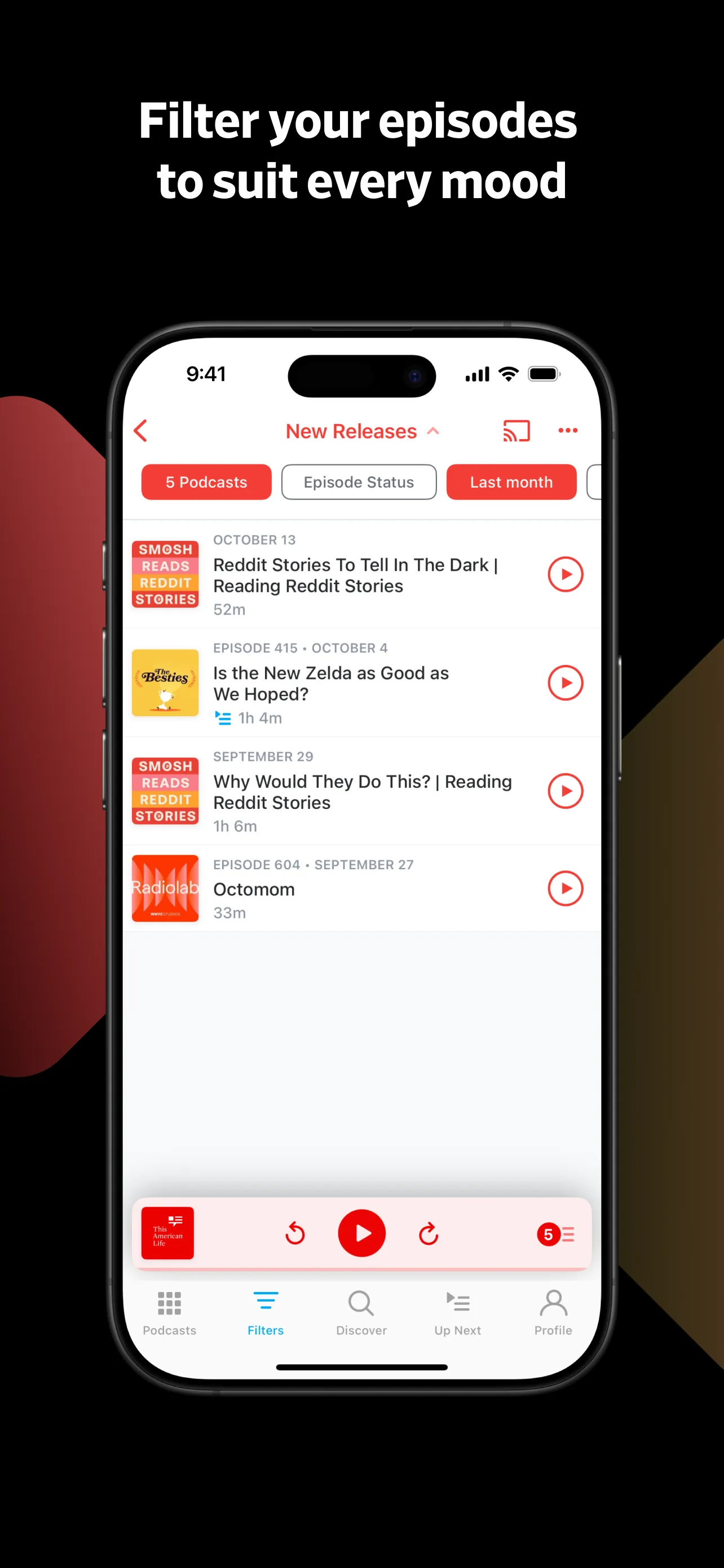 Pocket Casts: Podcast Player iphone screenshot 6