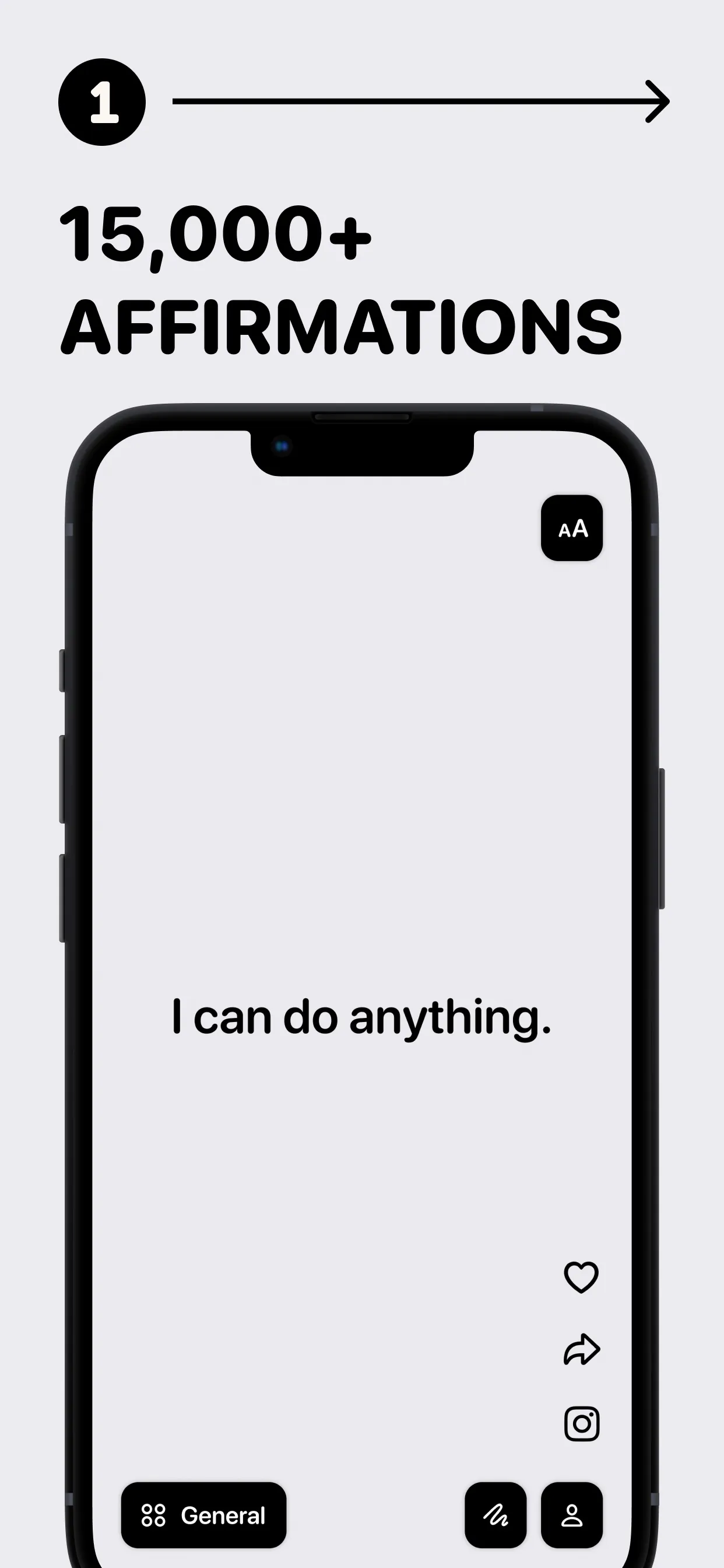 Affirmations for You iphone screenshot 2